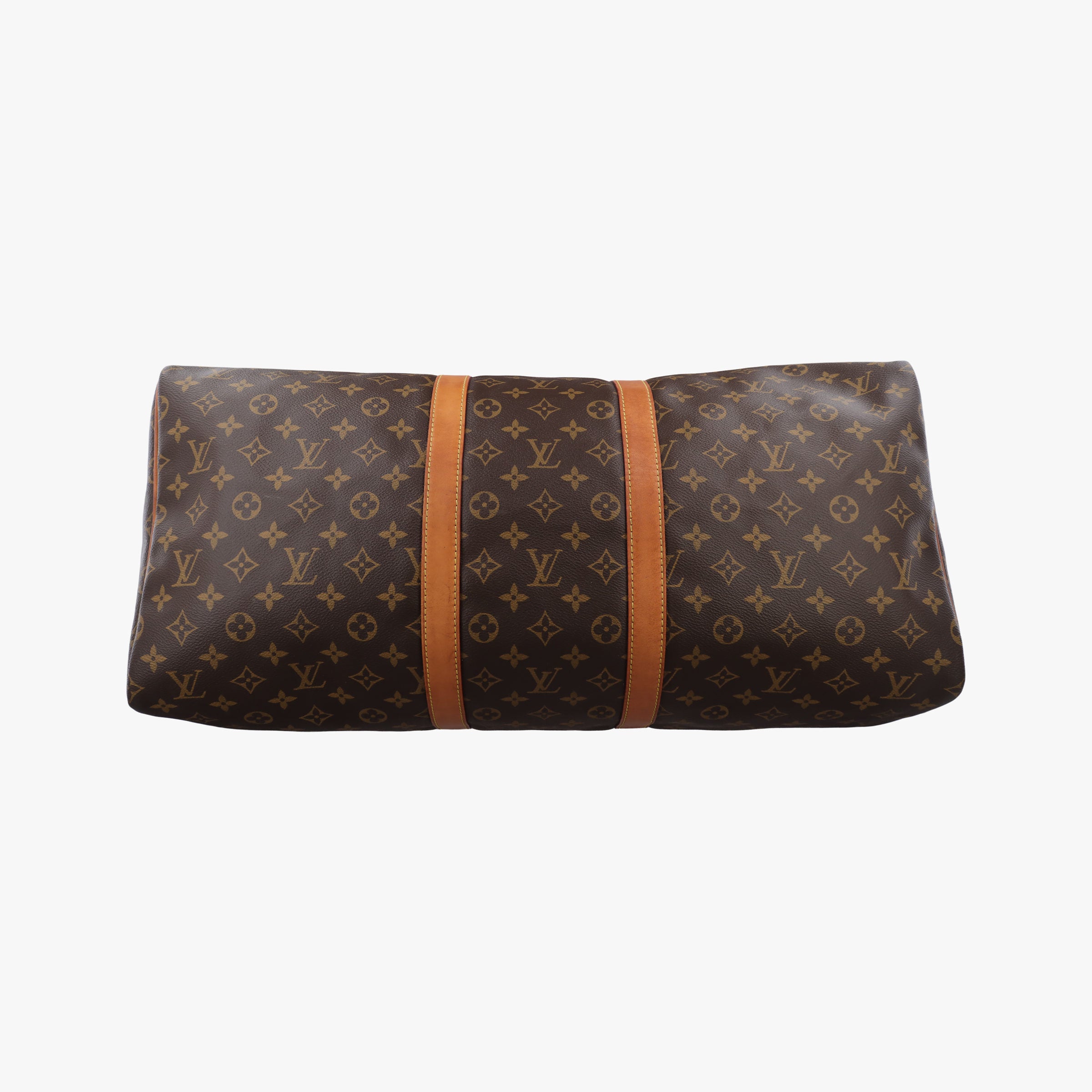 Pre-owned Louis Vuitton keepall 55 brown Monogram canvas M41424 handbag | stylenewstar