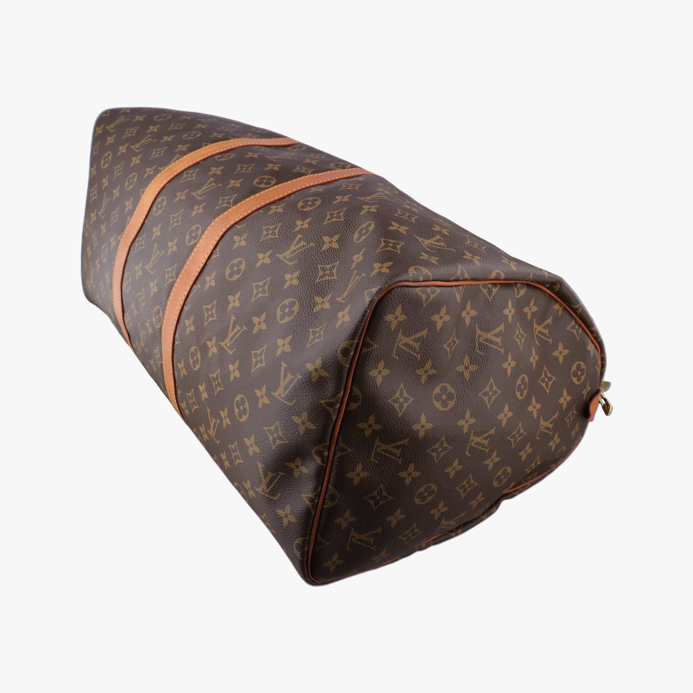 Pre-owned Louis Vuitton keepall 55 brown Monogram canvas M41424 handbag | stylenewstar