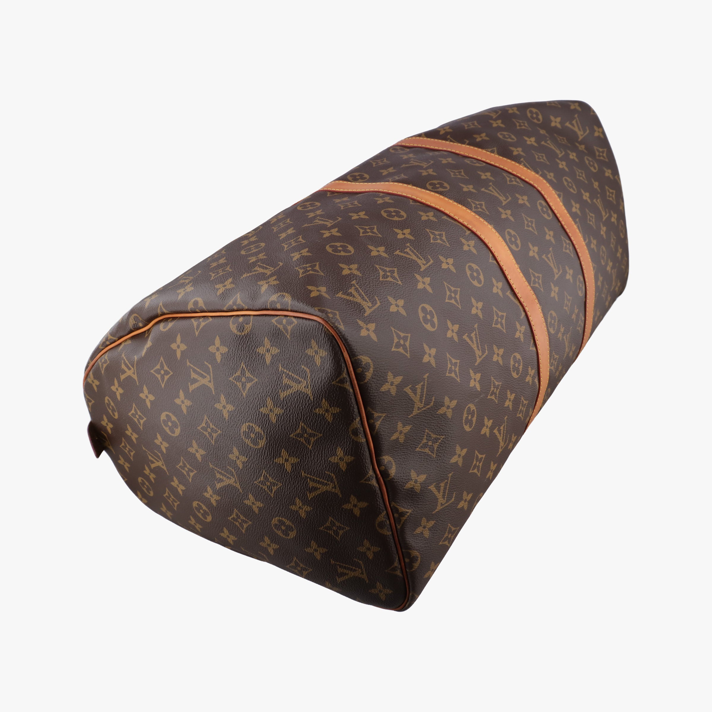 Pre-owned Louis Vuitton keepall 55 brown Monogram canvas M41424 handbag | stylenewstar