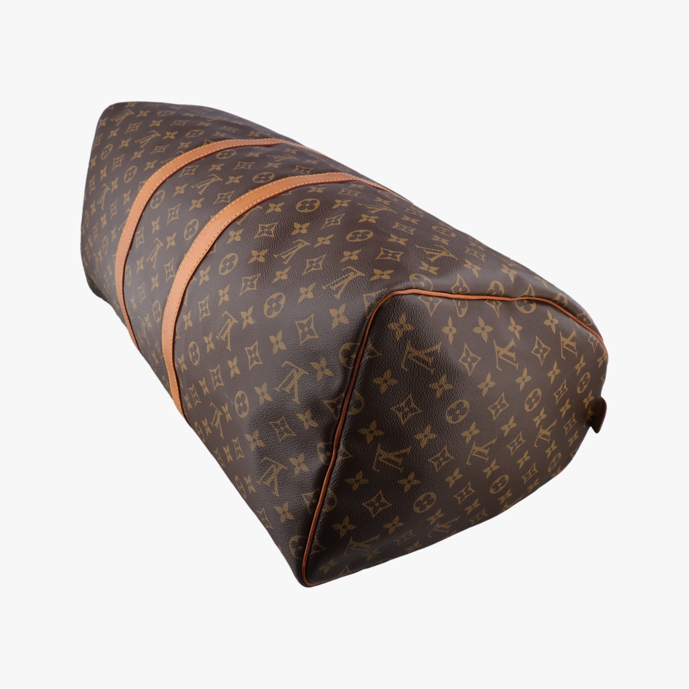 Pre-owned Louis Vuitton keepall 55 brown Monogram canvas M41424 handbag | stylenewstar