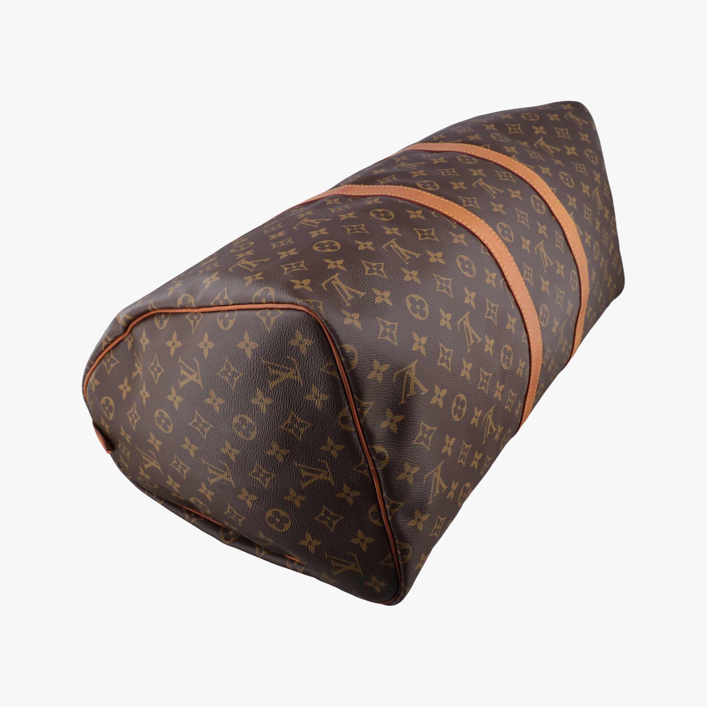 Pre-owned Louis Vuitton keepall 55 brown Monogram canvas M41424 handbag | stylenewstar