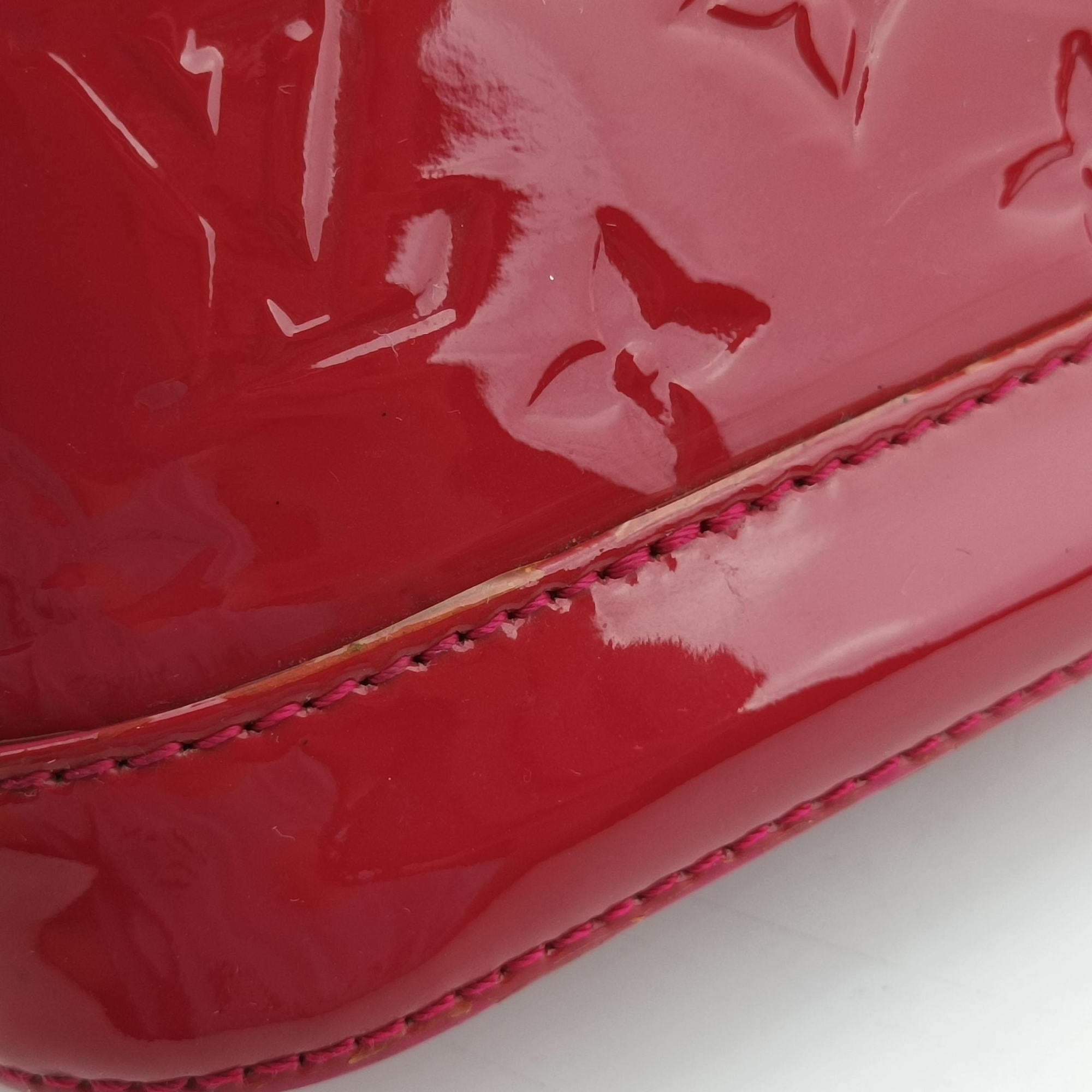 Pre-owned Louis Vuitton Alma BB ROSE INDIEN Vernis M91606 shoulderbag | stylenewstar