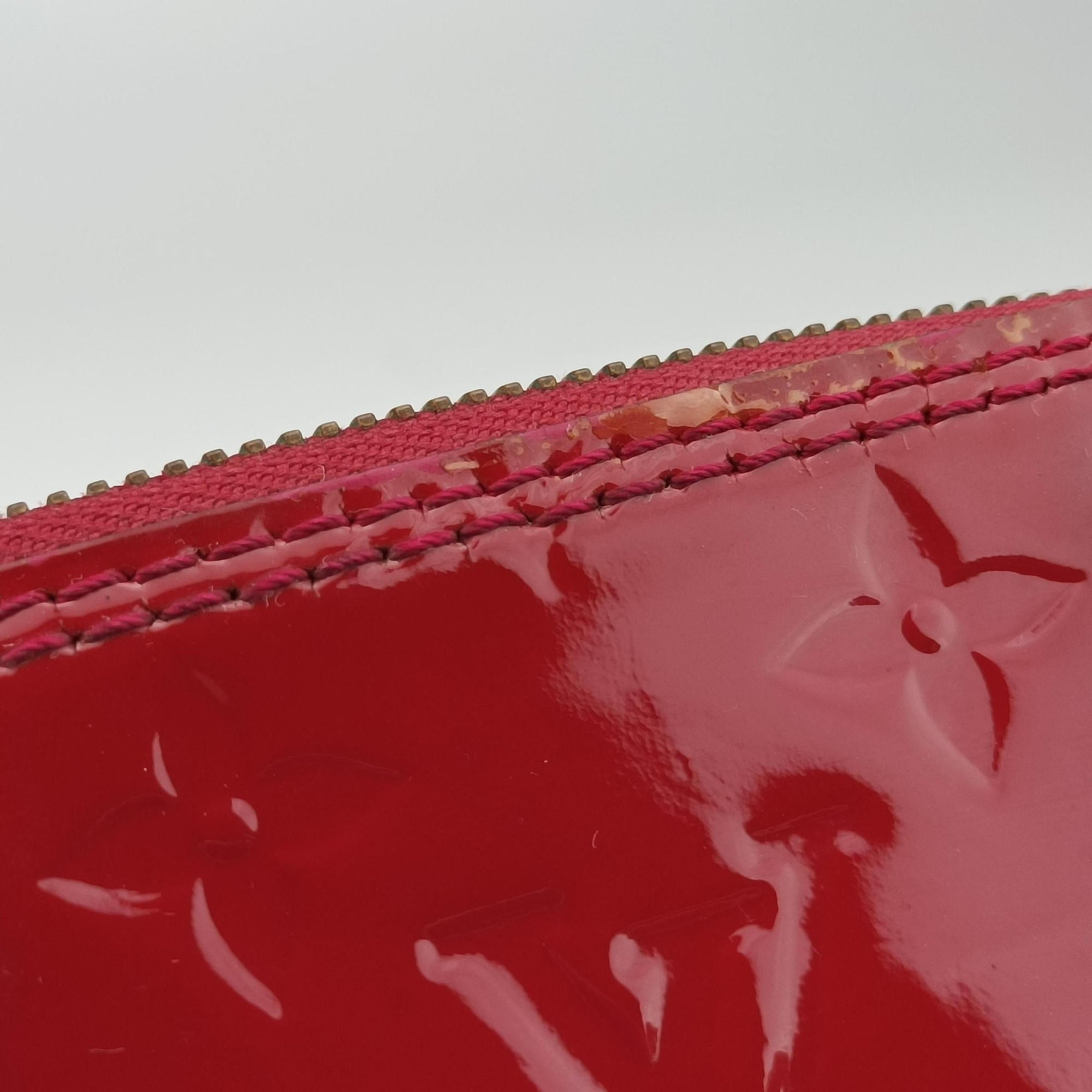 Pre-owned Louis Vuitton Alma BB ROSE INDIEN Vernis M91606 shoulderbag | stylenewstar
