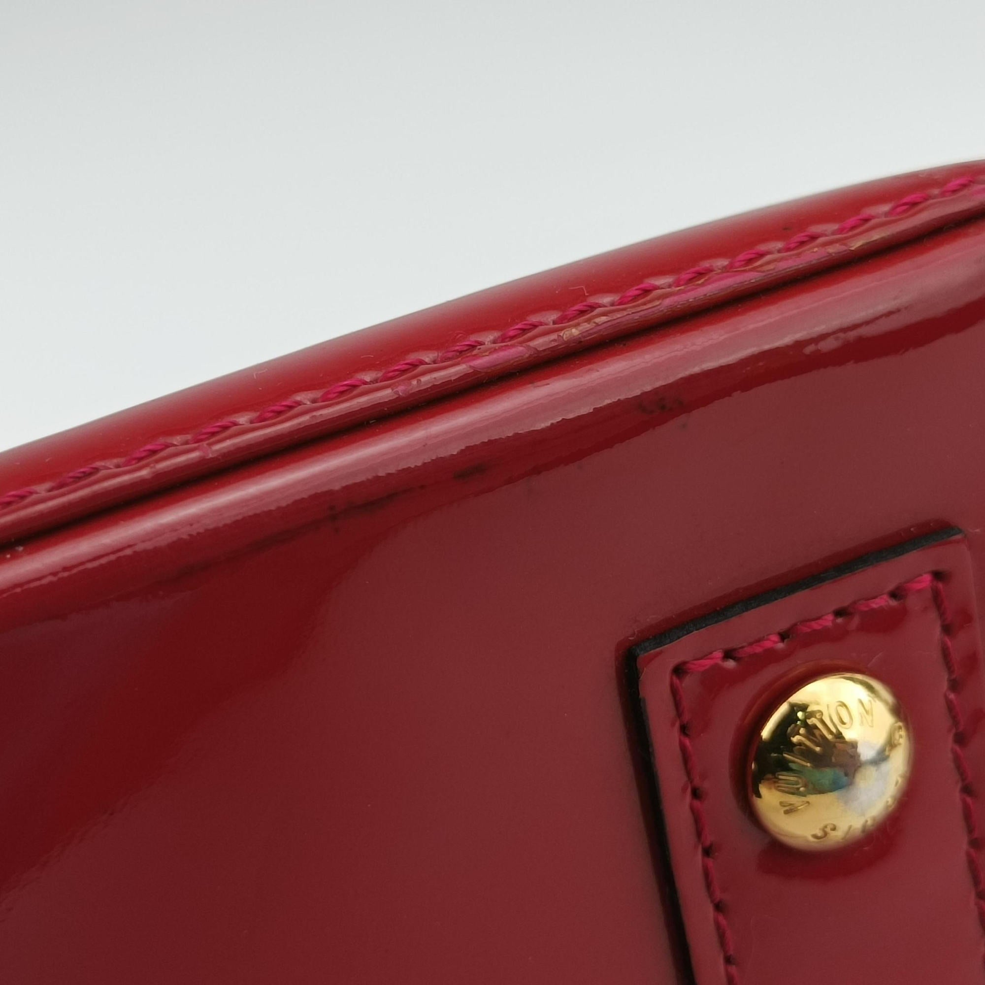 Pre-owned Louis Vuitton Alma BB ROSE INDIEN Vernis M91606 shoulderbag | stylenewstar