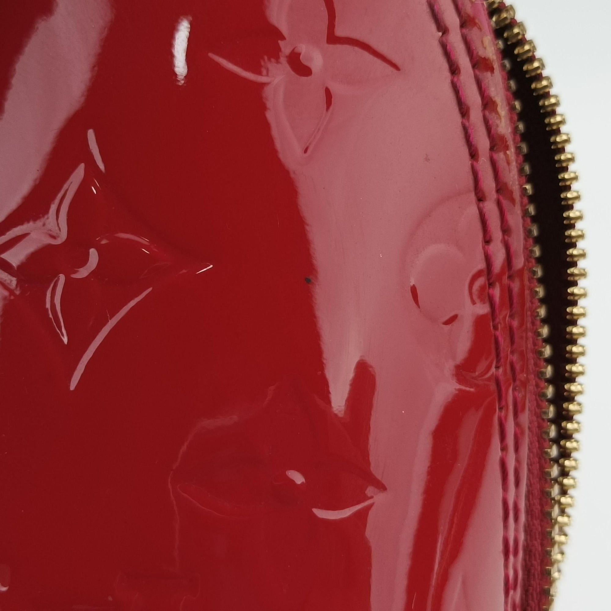 Pre-owned Louis Vuitton Alma BB ROSE INDIEN Vernis M91606 shoulderbag | stylenewstar