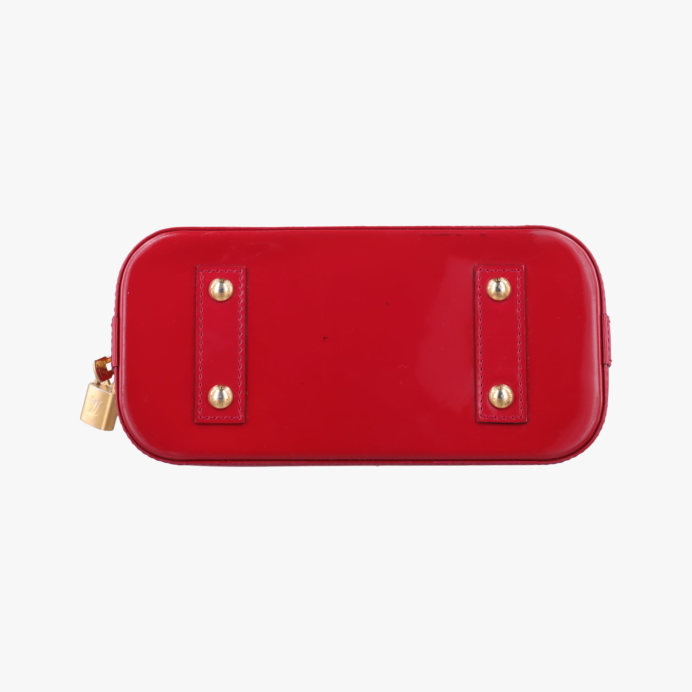 Pre-owned Louis Vuitton Alma BB ROSE INDIEN Vernis M91606 shoulderbag | stylenewstar