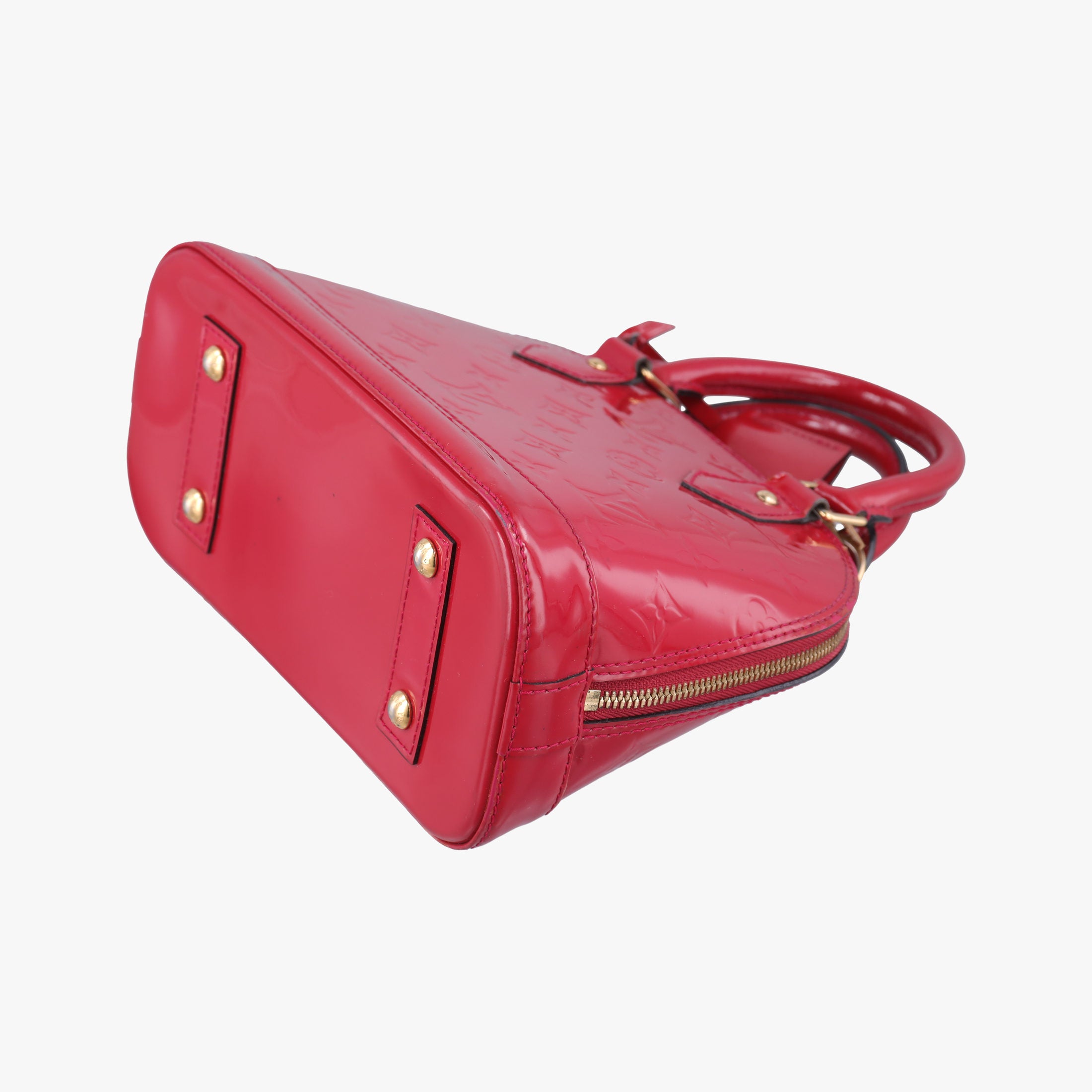 Pre-owned Louis Vuitton Alma BB ROSE INDIEN Vernis M91606 shoulderbag | stylenewstar
