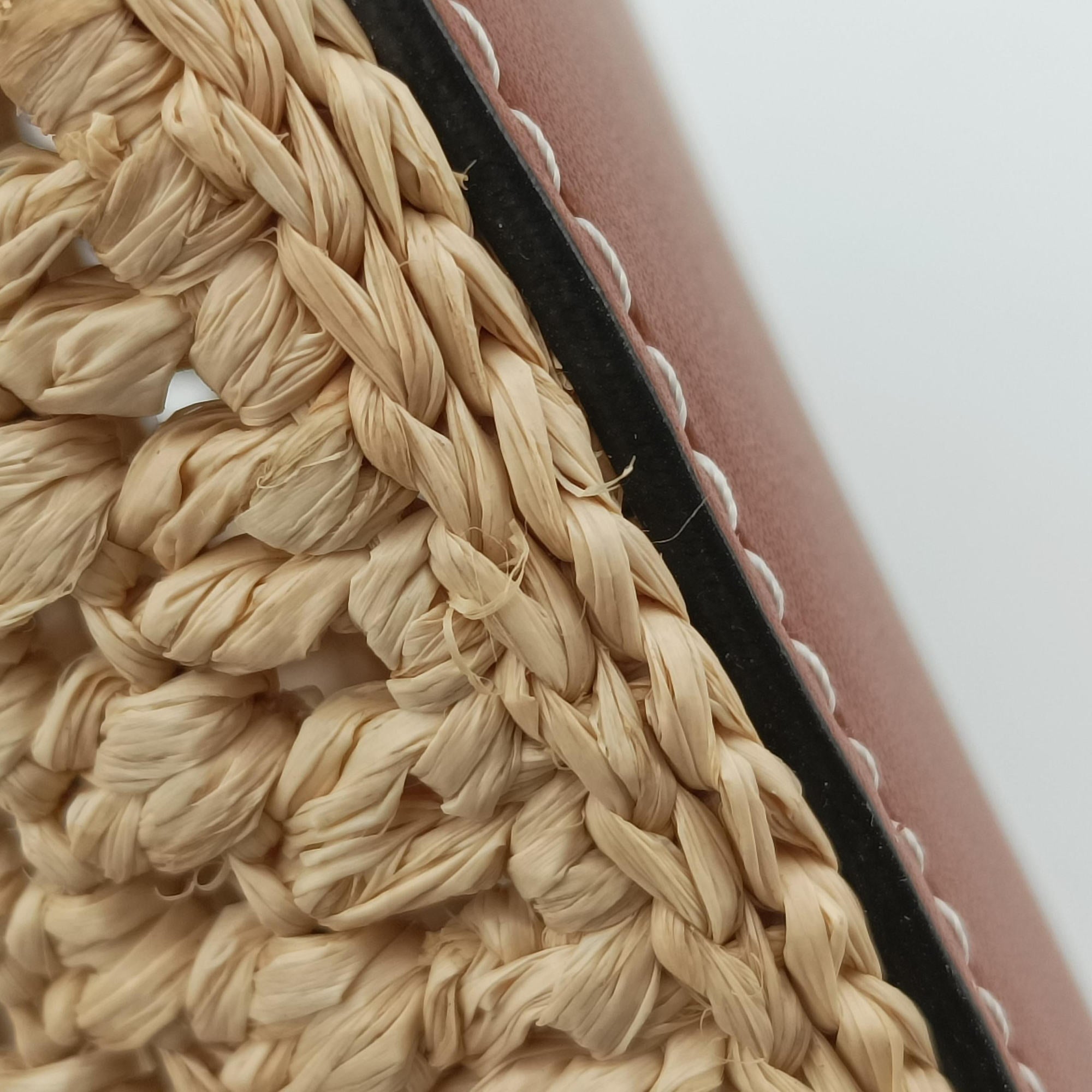 Pre-owned Louis Vuitton Noé Purse Beige x Brown natural raffia M83521 shoulderbag | stylenewstar