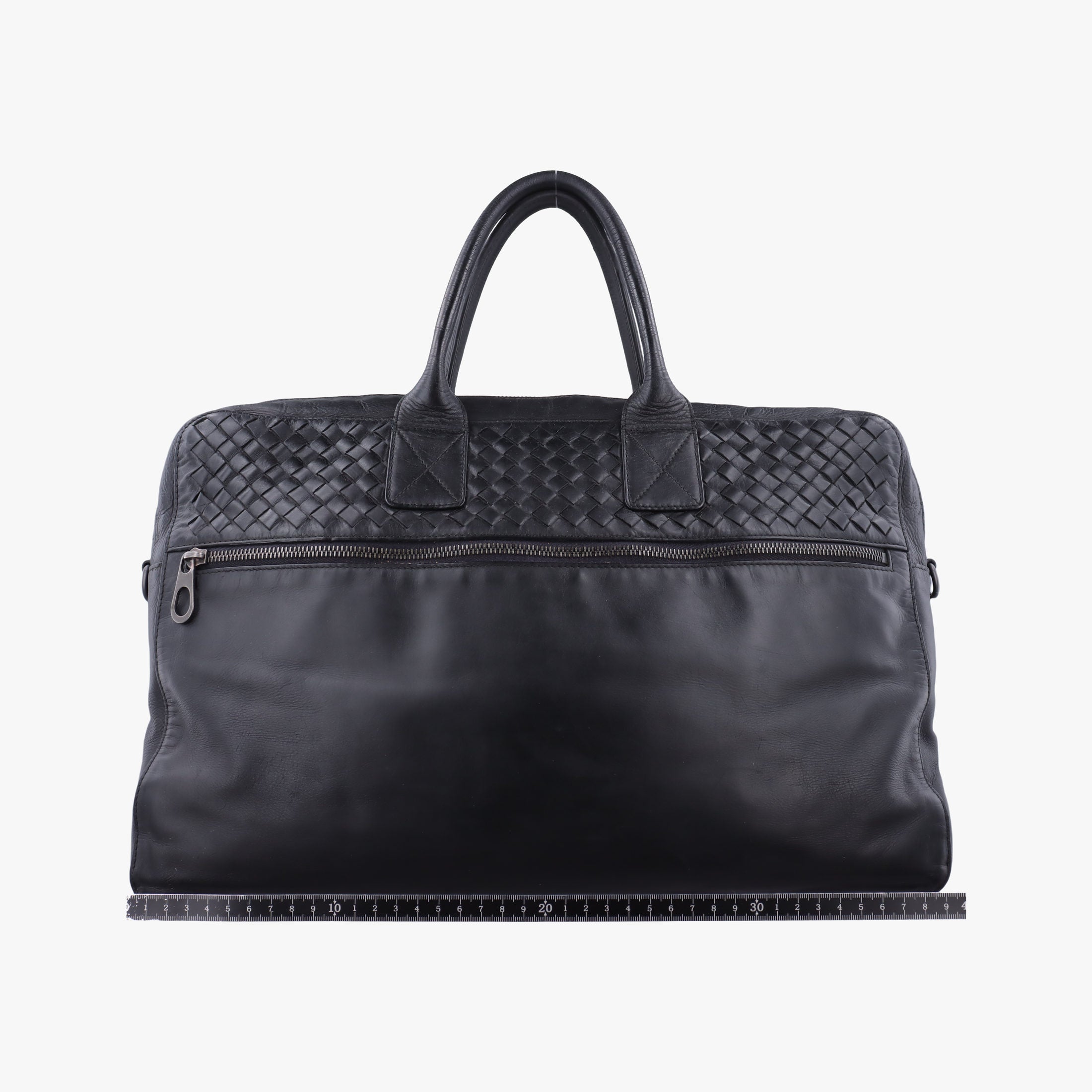 Pre-owned Bottega Veneta Intrecciato Black lambskin  handbag | stylenewstar