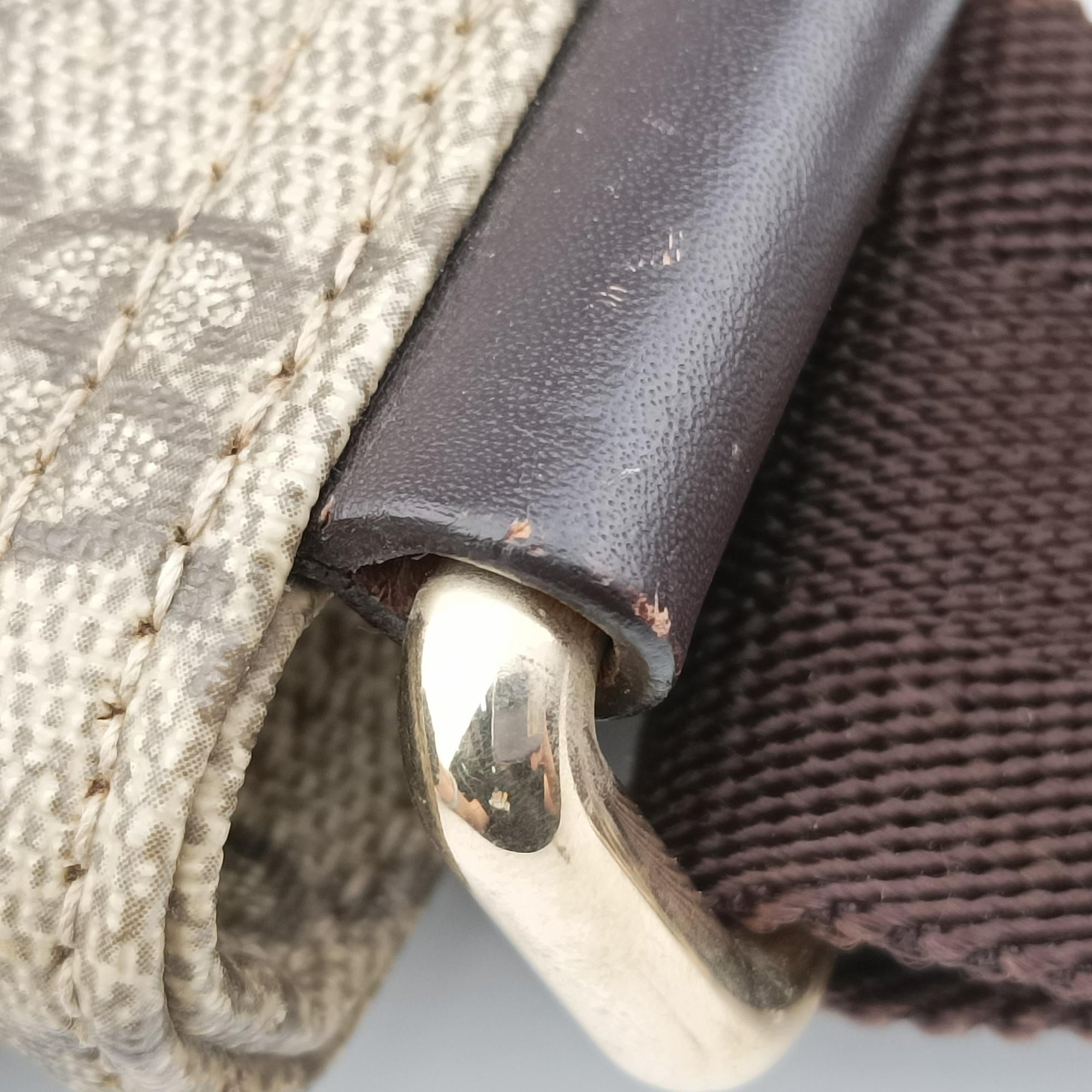 Pre-owned Gucci GG Plus GG Supreme Beige×Brown PVC coated canvas 201446 shoulderbag | stylenewstar