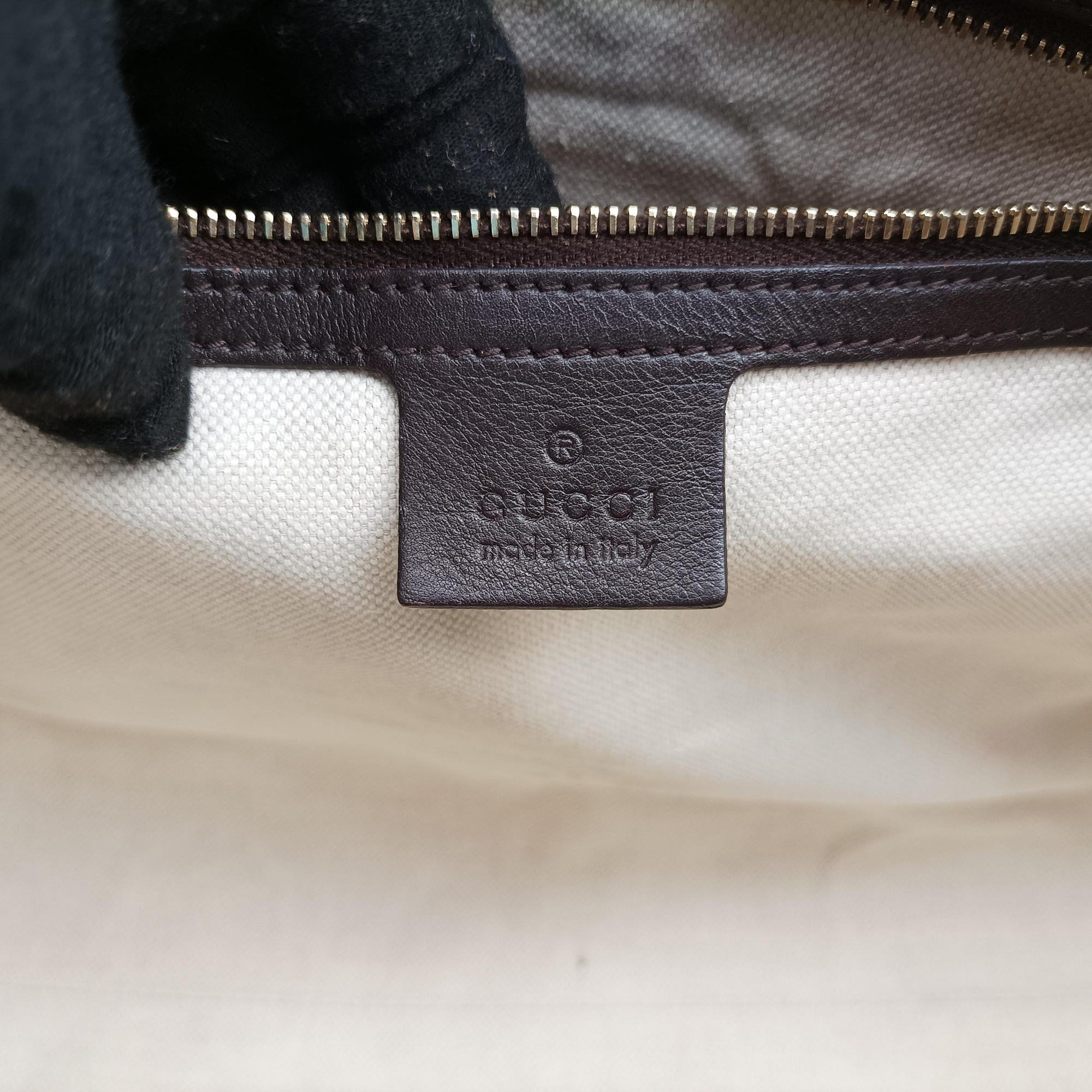Secondhand Gucci Lovely Brown leather 257069 handbag | stylenewstar