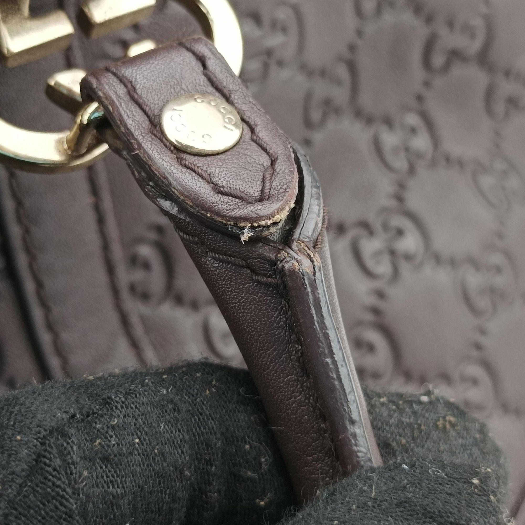 Secondhand Gucci Lovely Brown leather 257069 handbag | stylenewstar