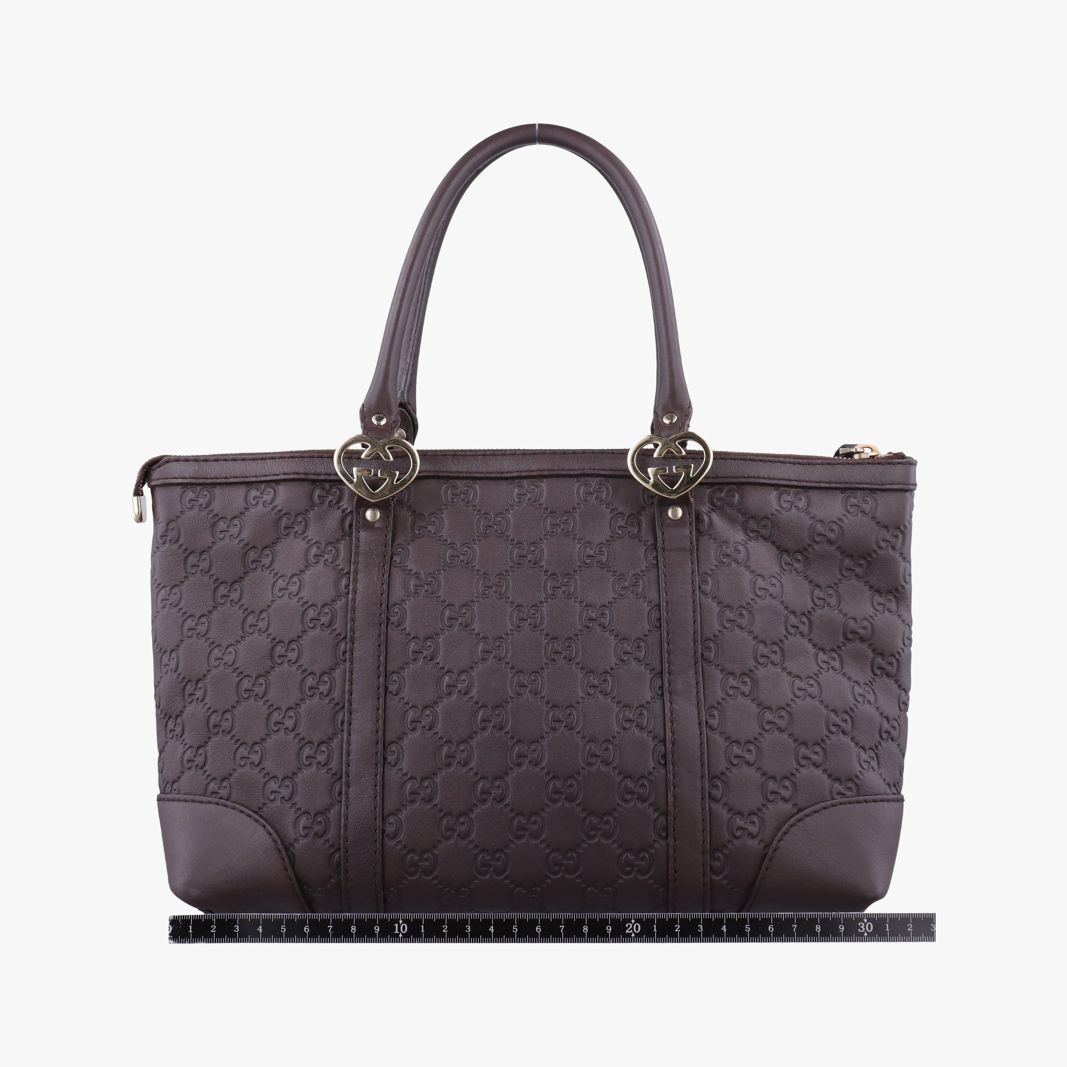 Secondhand Gucci Lovely Brown leather 257069 handbag | stylenewstar