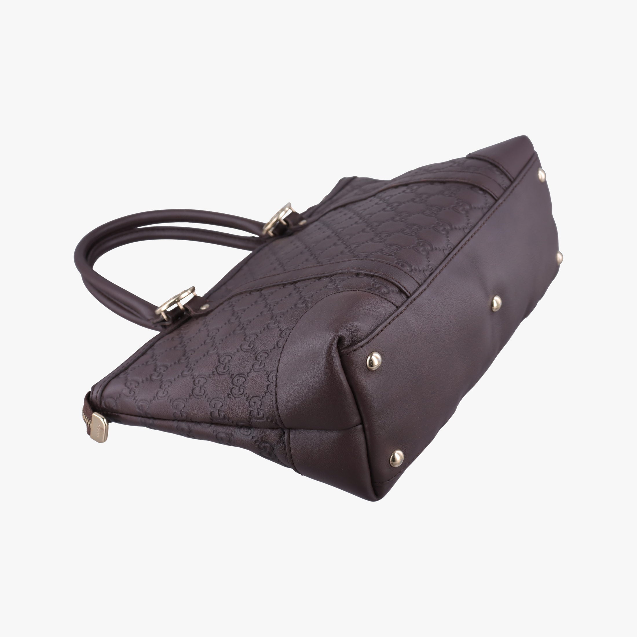 Secondhand Gucci Lovely Brown leather 257069 handbag | stylenewstar