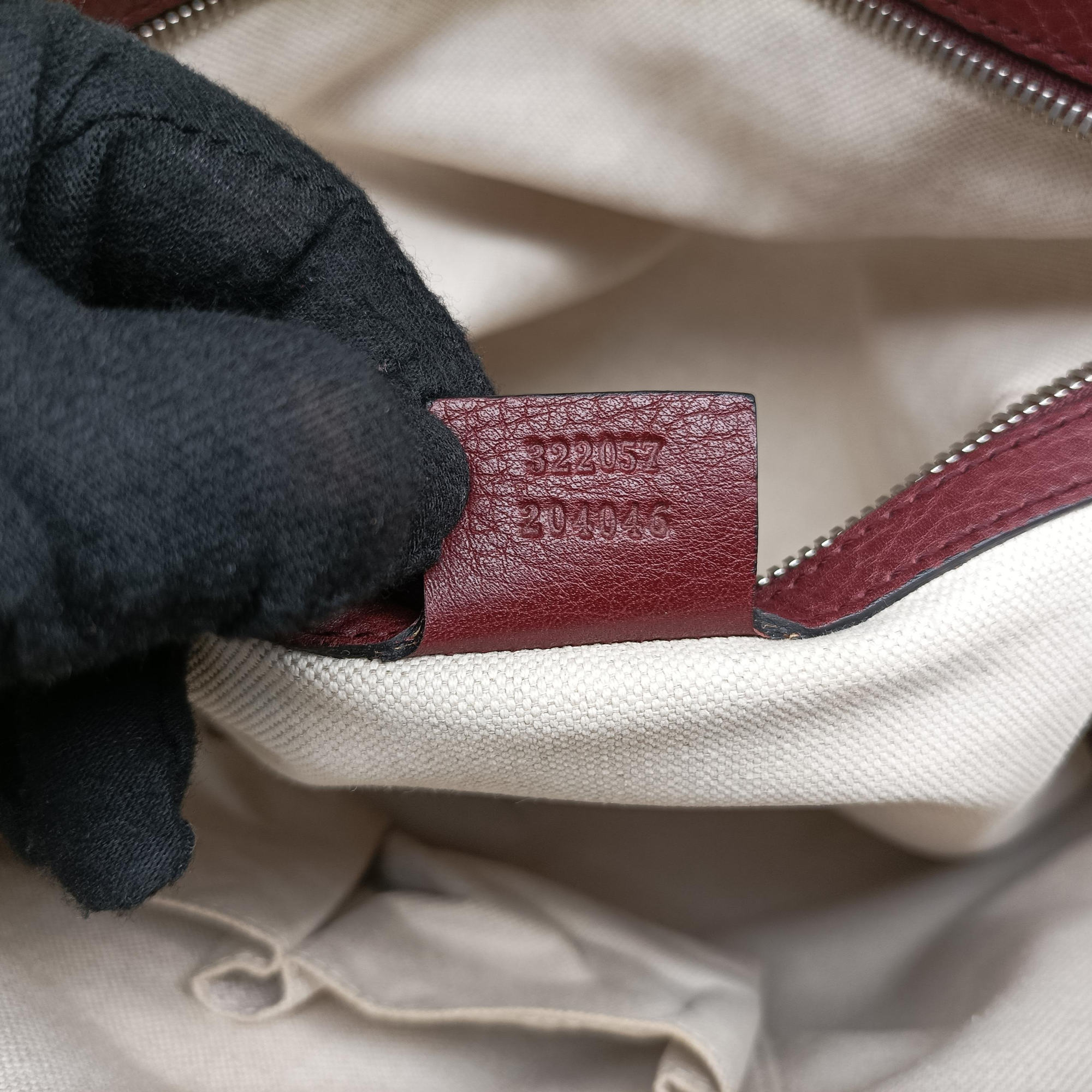 Secondhand Gucci Interlocking G Soho business Burgundy Leather 322057 shoulderbag | stylenewstar