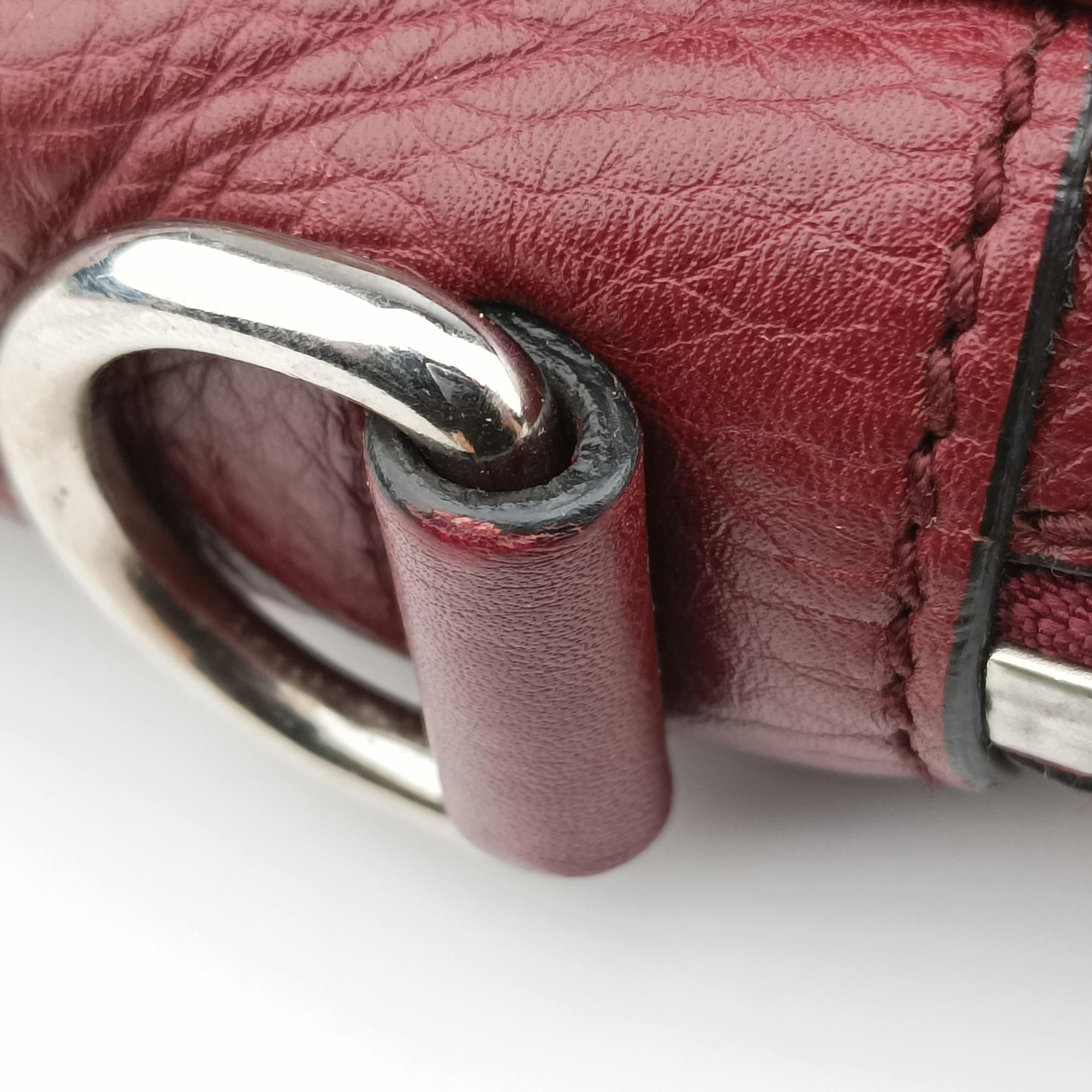 Secondhand Gucci Interlocking G Soho business Burgundy Leather 322057 shoulderbag | stylenewstar