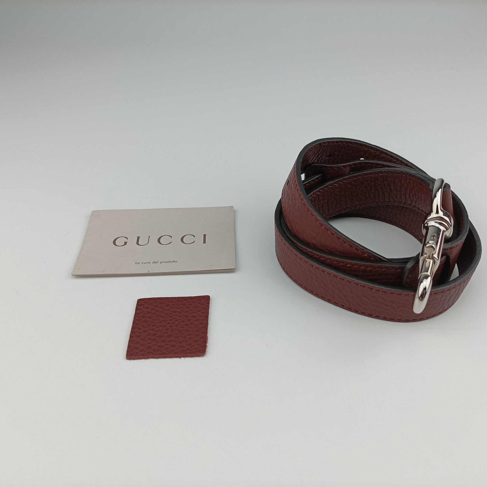 Secondhand Gucci Interlocking G Soho business Burgundy Leather 322057 shoulderbag | stylenewstar