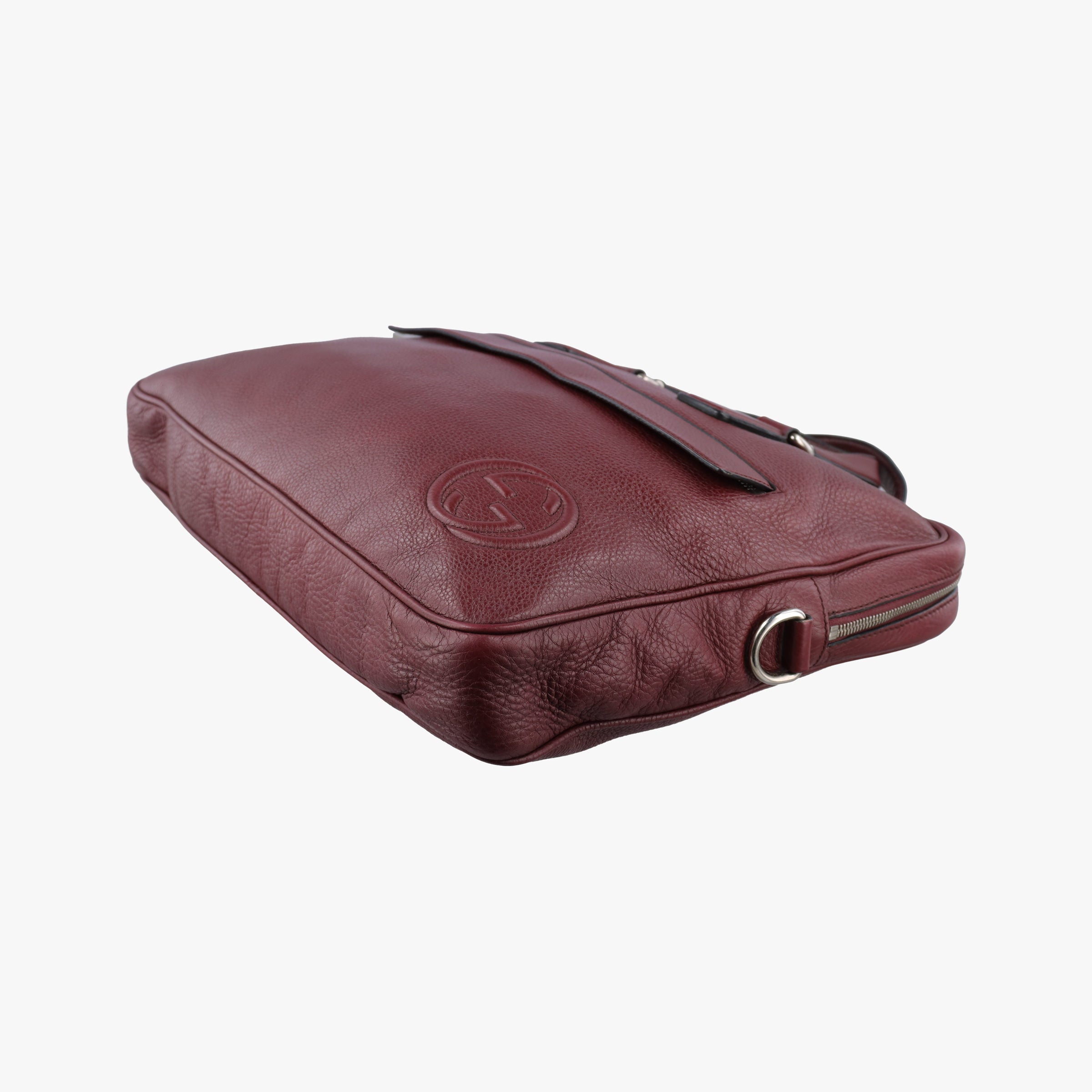 Secondhand Gucci Interlocking G Soho business Burgundy Leather 322057 shoulderbag | stylenewstar