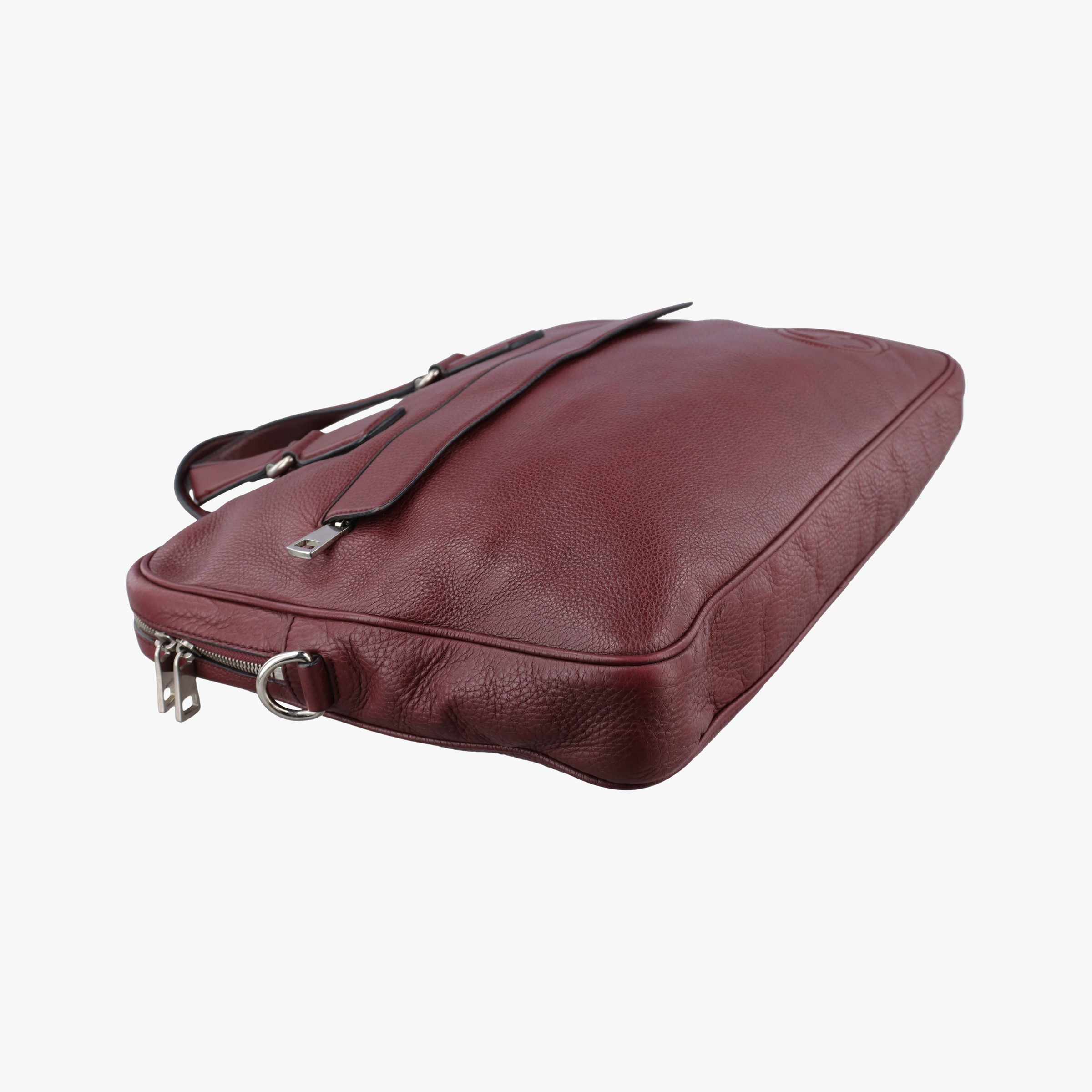 Secondhand Gucci Interlocking G Soho business Burgundy Leather 322057 shoulderbag | stylenewstar