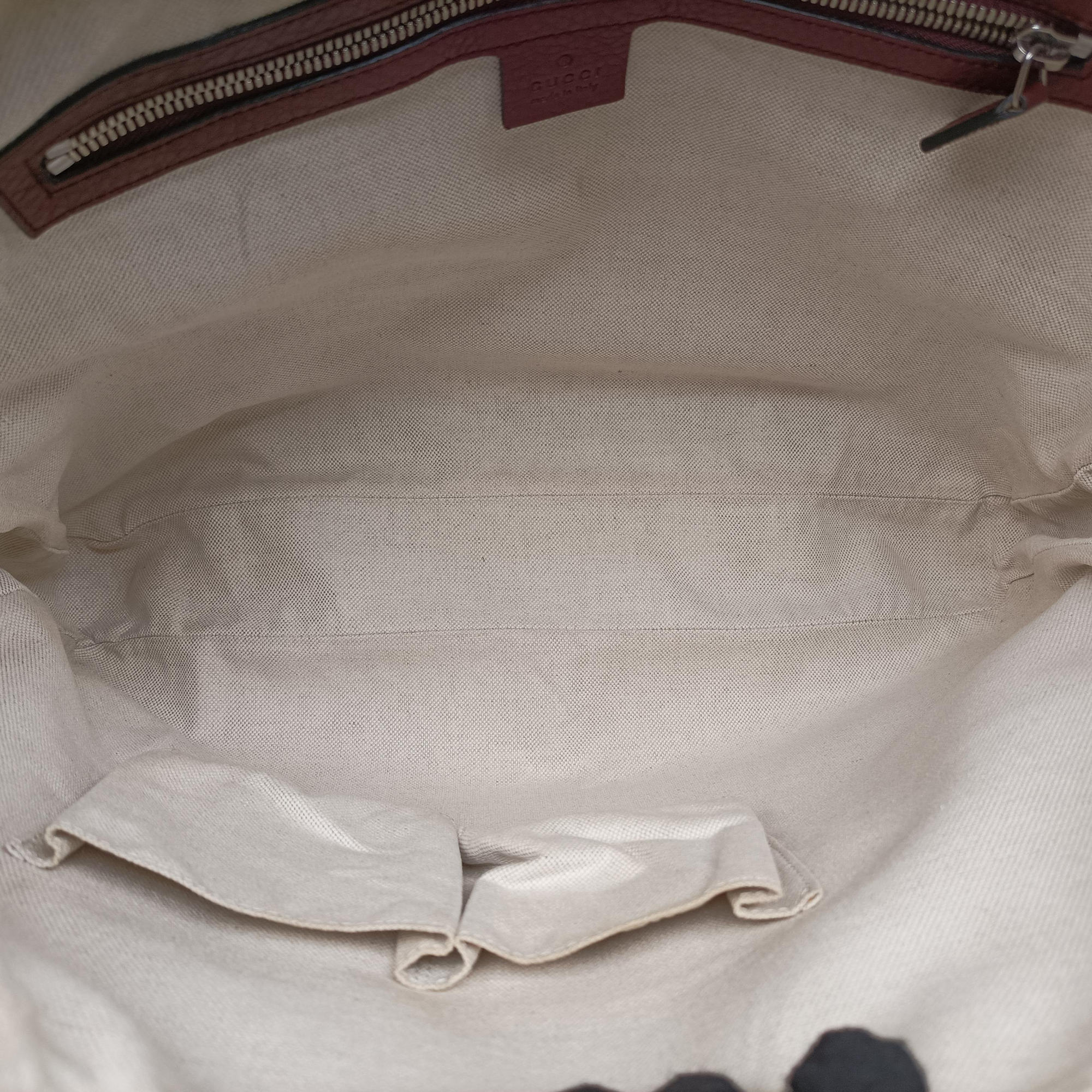 Secondhand Gucci Interlocking G Soho business Burgundy Leather 322057 shoulderbag | stylenewstar
