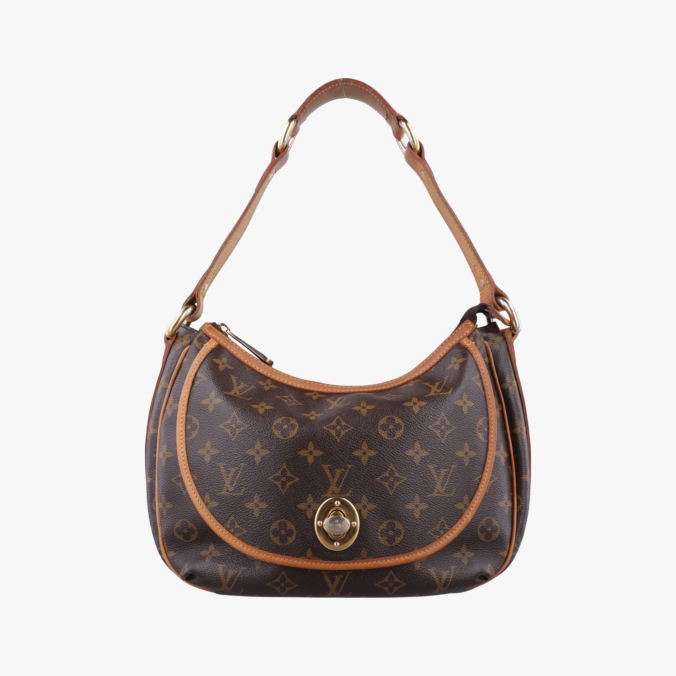 Pre-owned Louis Vuitton TULUM PM Brown Monogram Canvas M40076 shoulderbag | stylenewstar