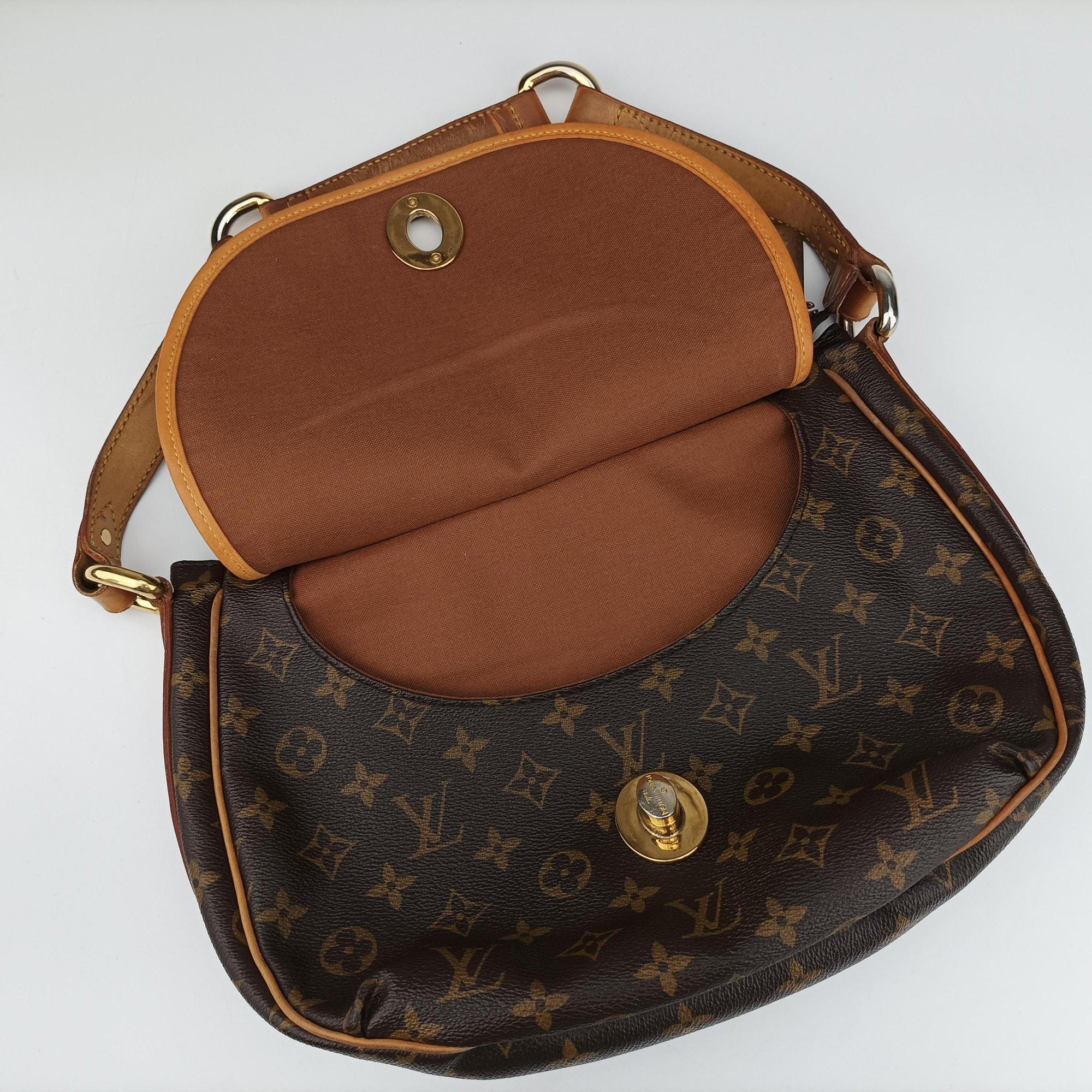 Pre-owned Louis Vuitton TULUM PM Brown Monogram Canvas M40076 shoulderbag | stylenewstar