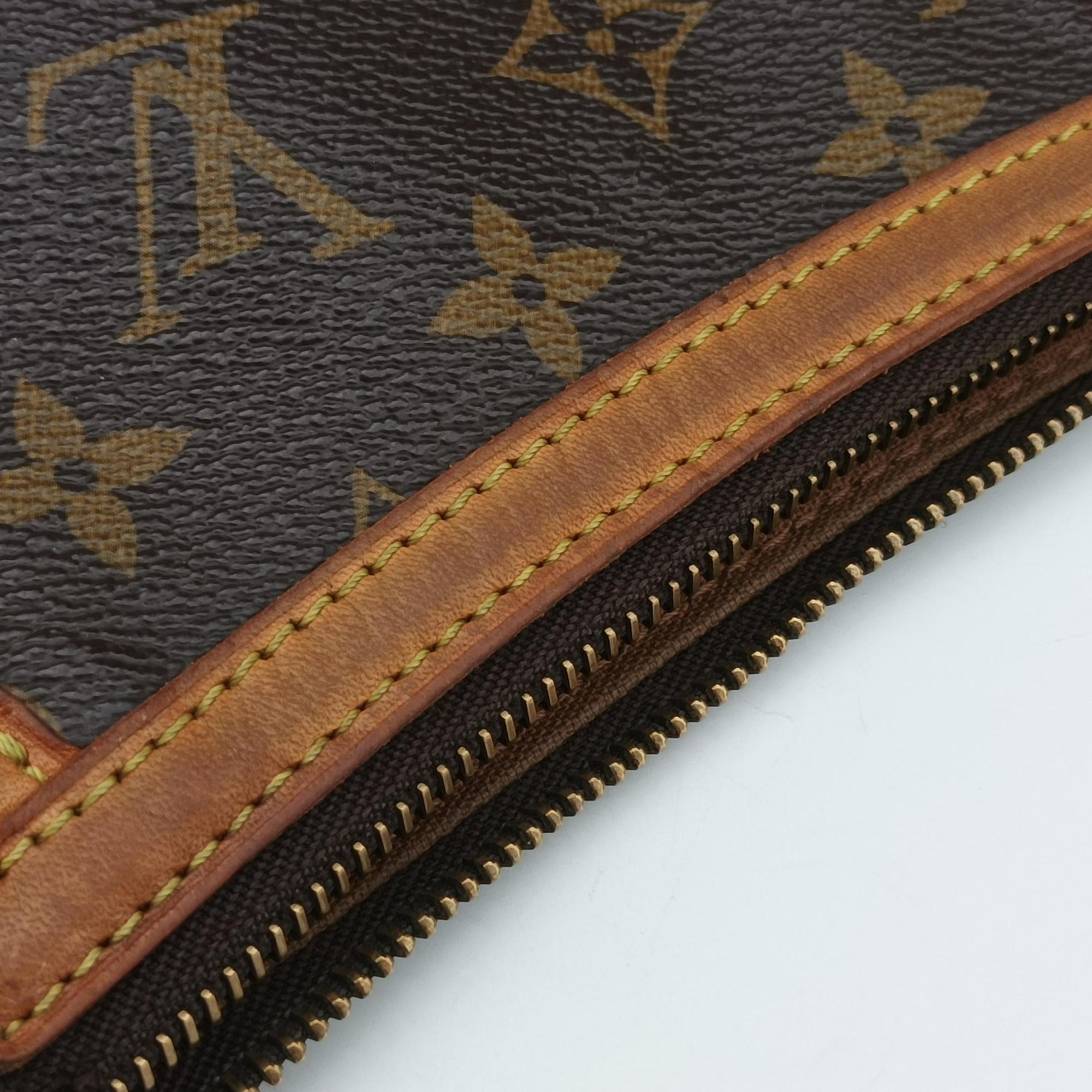 Pre-owned Louis Vuitton TULUM PM Brown Monogram Canvas M40076 shoulderbag | stylenewstar