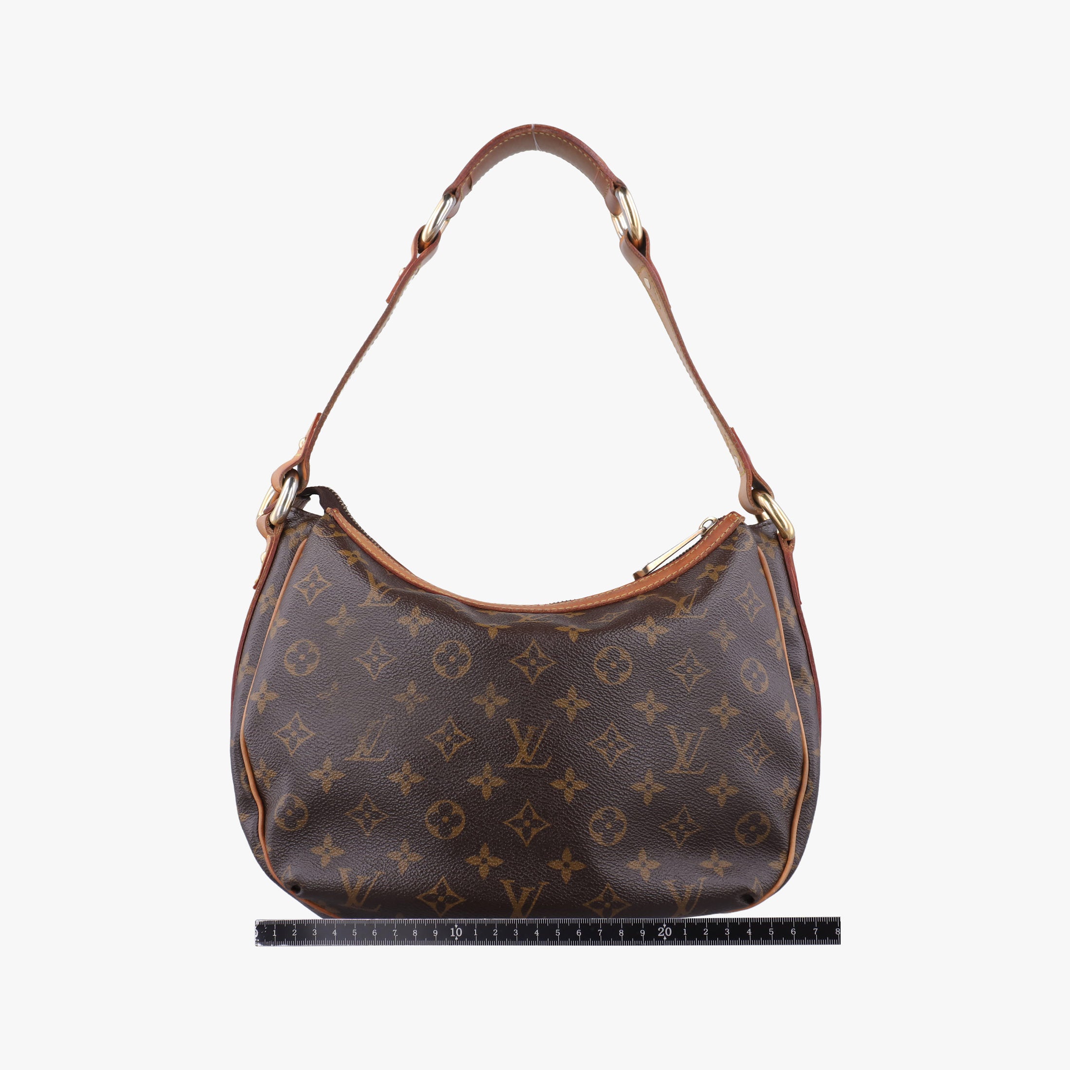 Pre-owned Louis Vuitton TULUM PM Brown Monogram Canvas M40076 shoulderbag | stylenewstar
