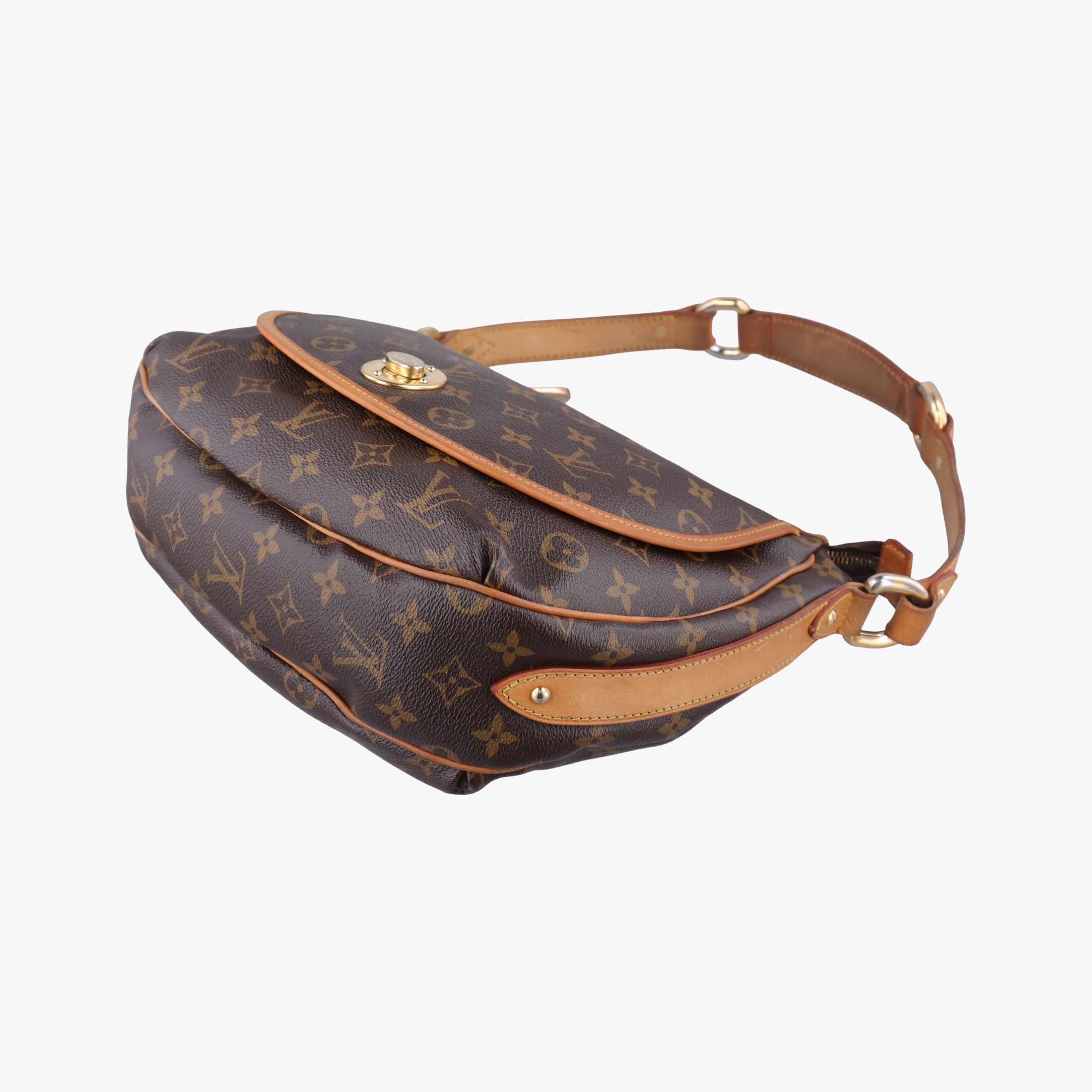 Pre-owned Louis Vuitton TULUM PM Brown Monogram Canvas M40076 shoulderbag | stylenewstar