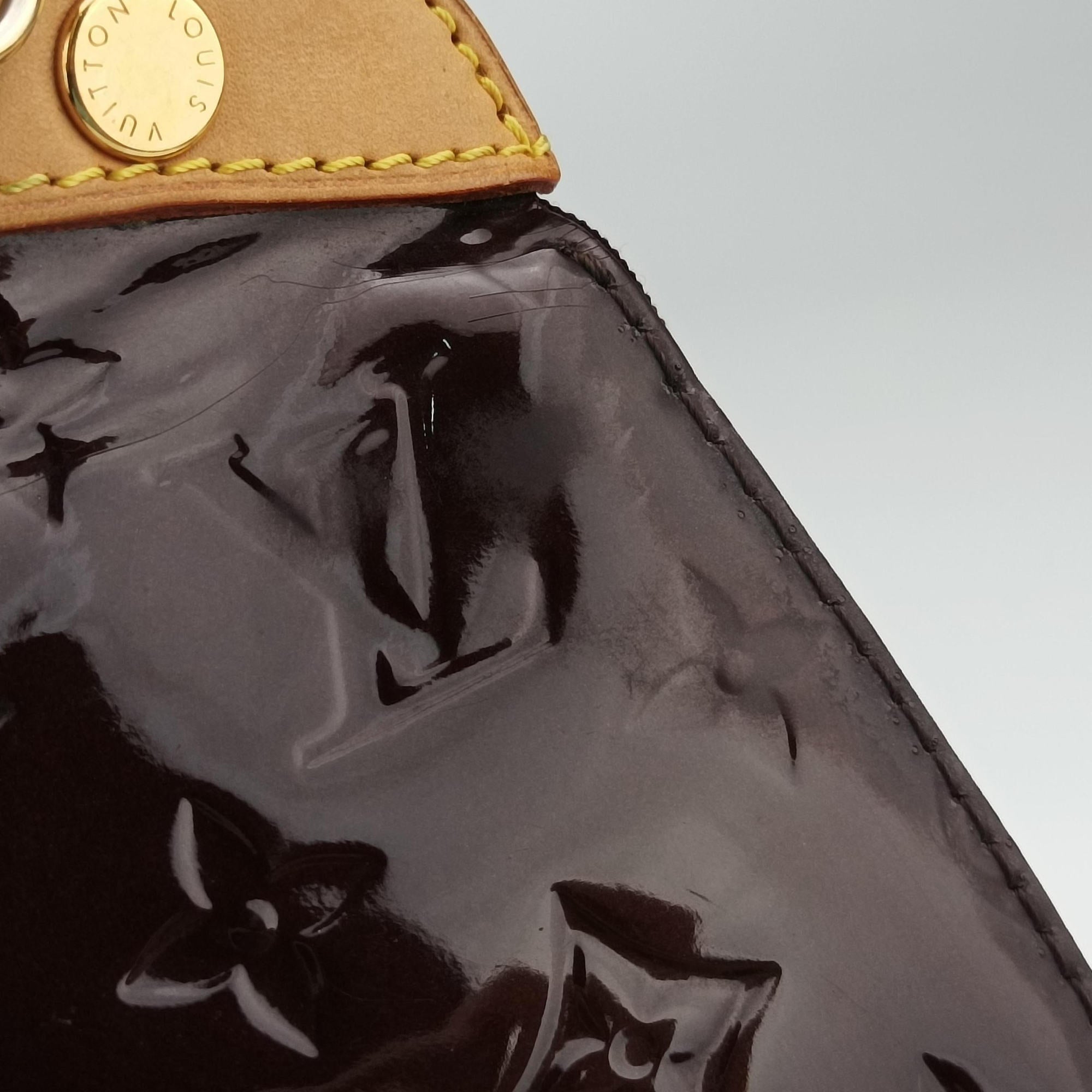 Pre-owned Louis Vuitton Brea MM AMARANTE Vernis M91619 shoulderbag | stylenewstar