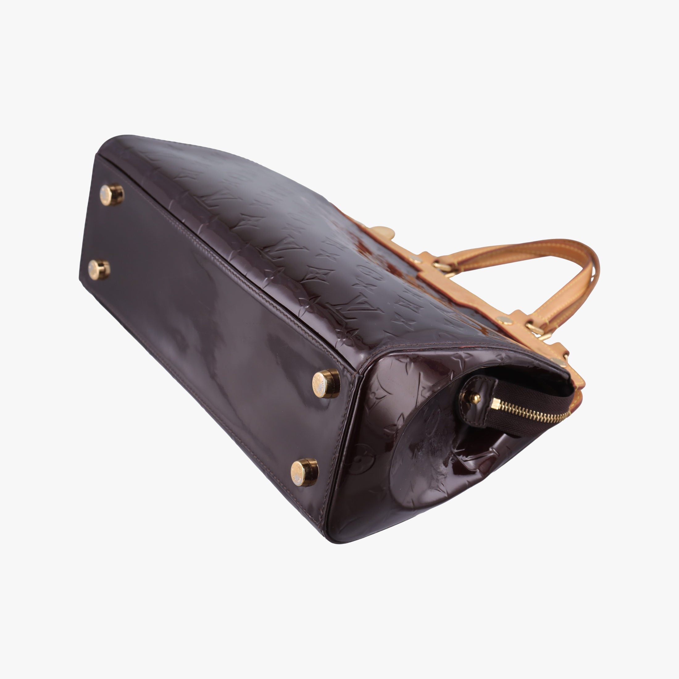 Pre-owned Louis Vuitton Brea MM AMARANTE Vernis M91619 shoulderbag | stylenewstar