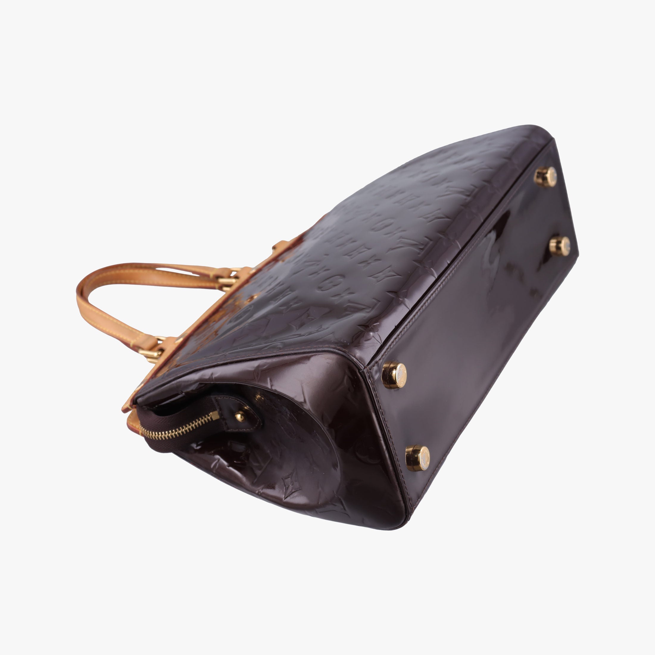 Pre-owned Louis Vuitton Brea MM AMARANTE Vernis M91619 shoulderbag | stylenewstar