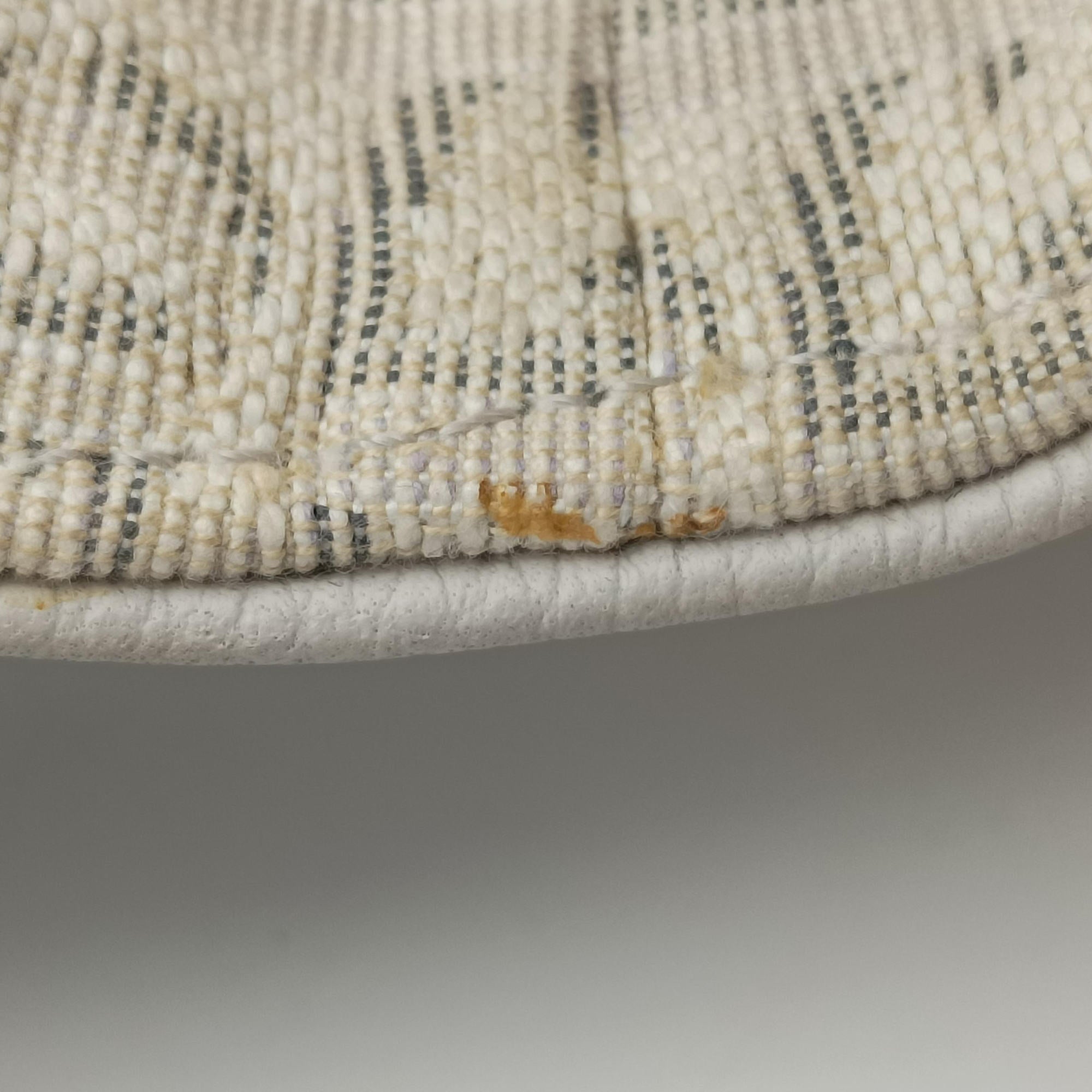 Pre-owned Christian Dior Saddle White Jacquard × Leather  crossbodybag | stylenewstar
