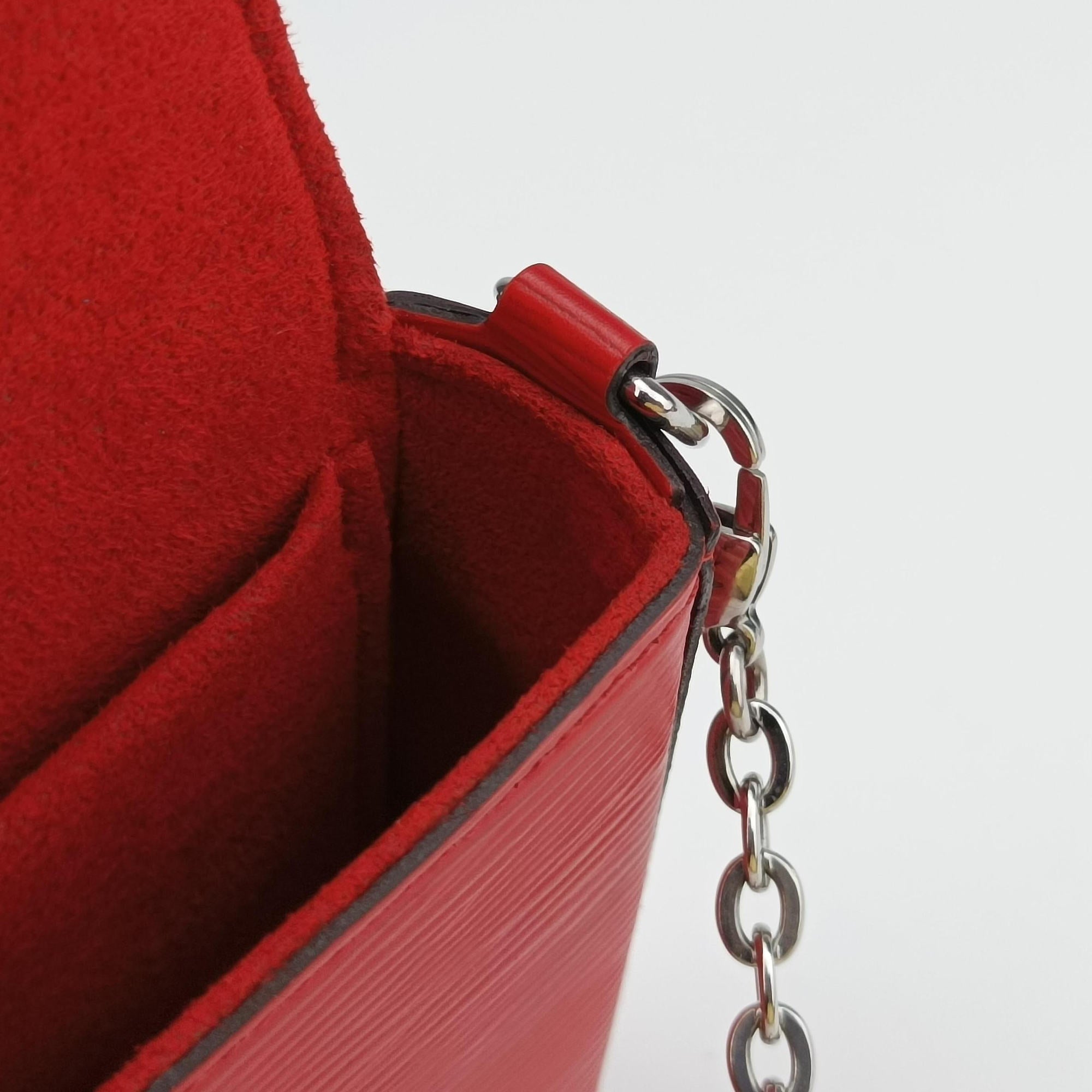 Pre-owned Louis Vuitton Pochette Felice COQUELICOT Epi M41559 shoulderbag | stylenewstar