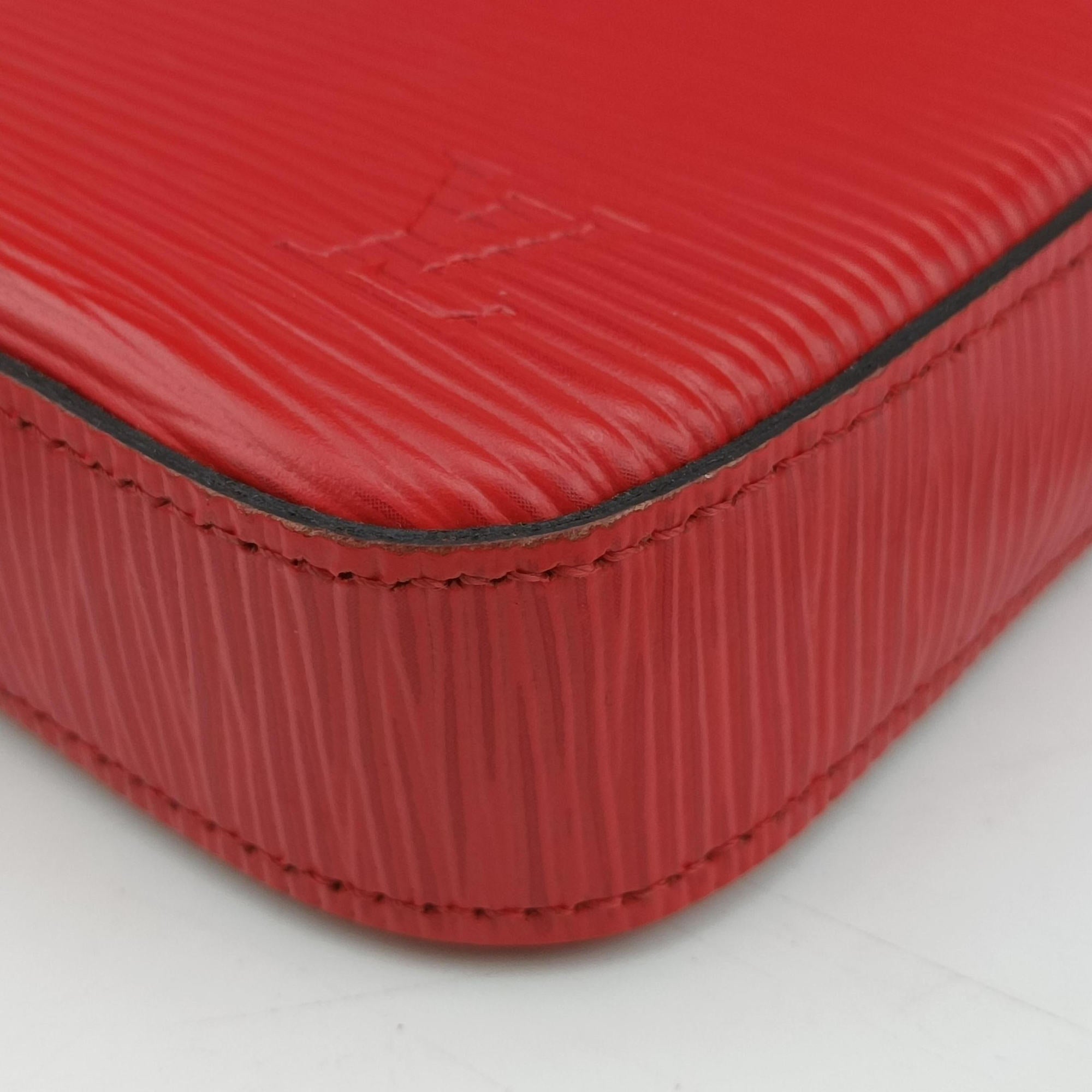 Pre-owned Louis Vuitton Pochette Felice COQUELICOT Epi M41559 shoulderbag | stylenewstar