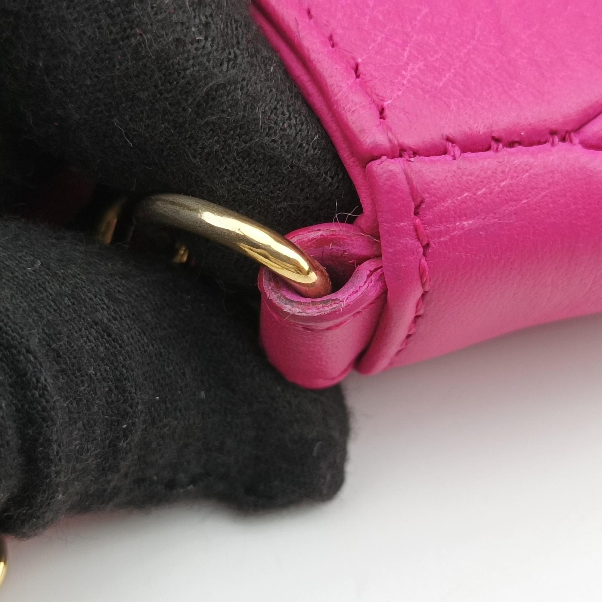 Secondhand Fendi Fendista Pochette Rose Leather 8M0276 shoulderbag | stylenewstar