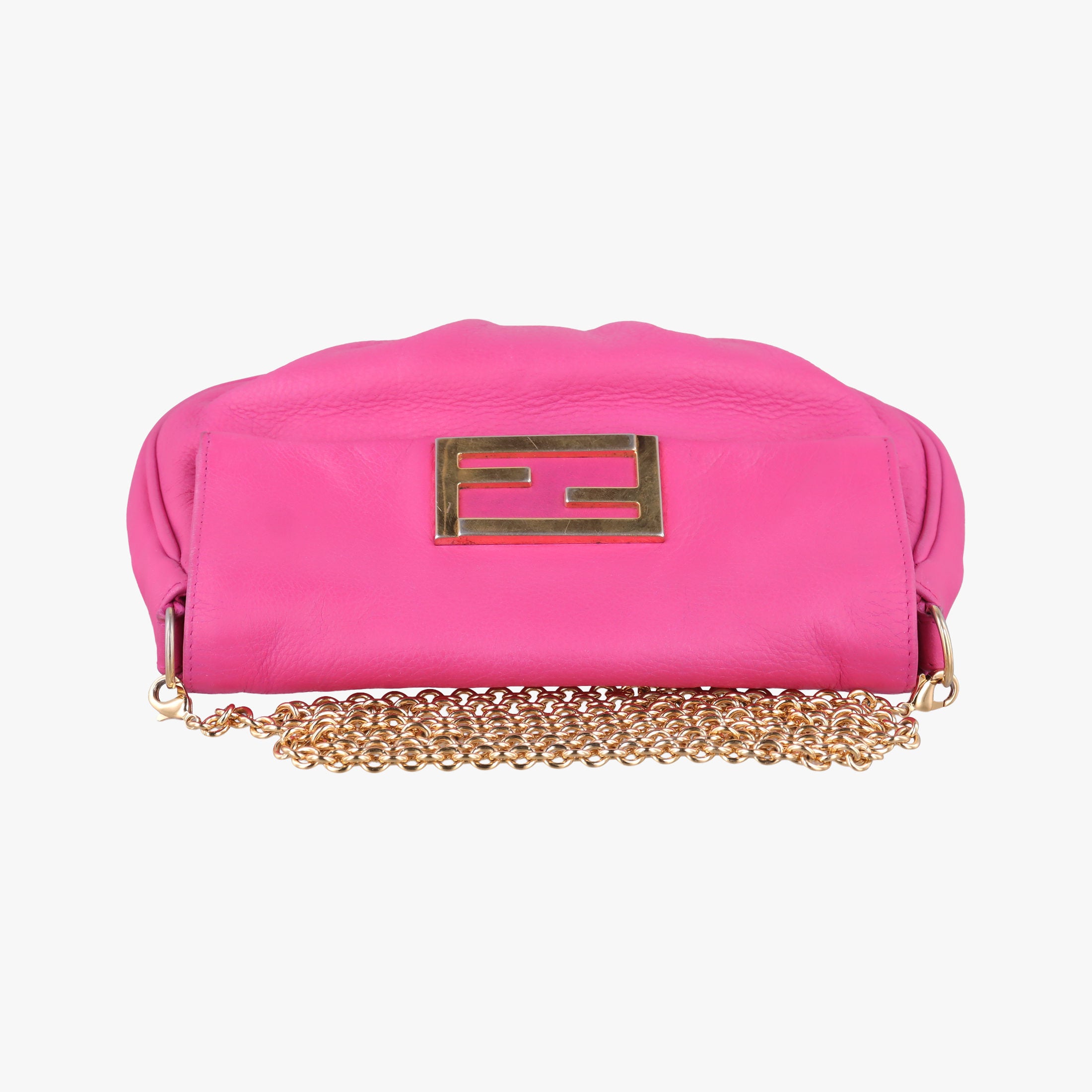 Secondhand Fendi Fendista Pochette Rose Leather 8M0276 shoulderbag | stylenewstar