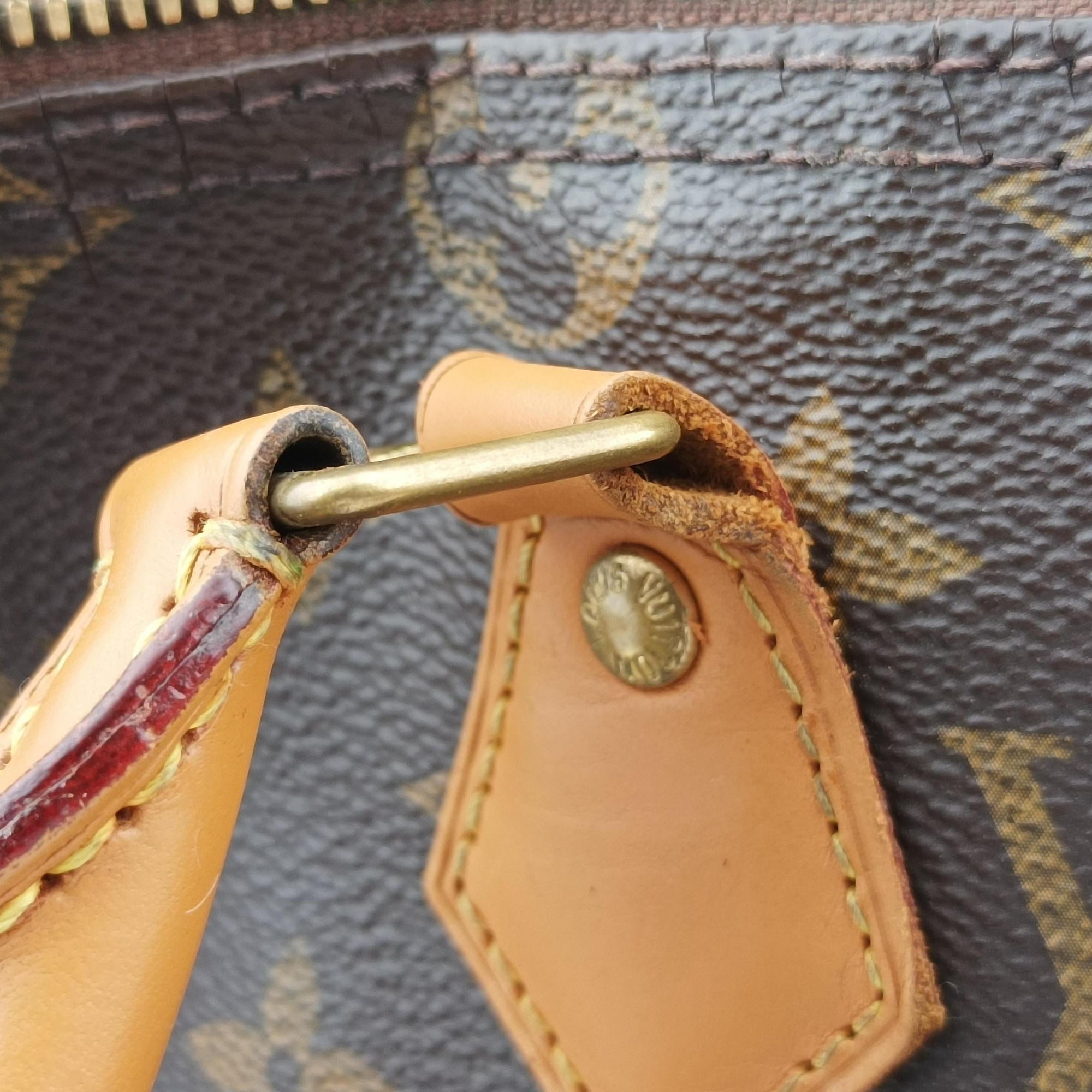 Pre-owned Louis Vuitton Speedy 25 brown Monogram Canvas M41113 shoulderbag | stylenewstar