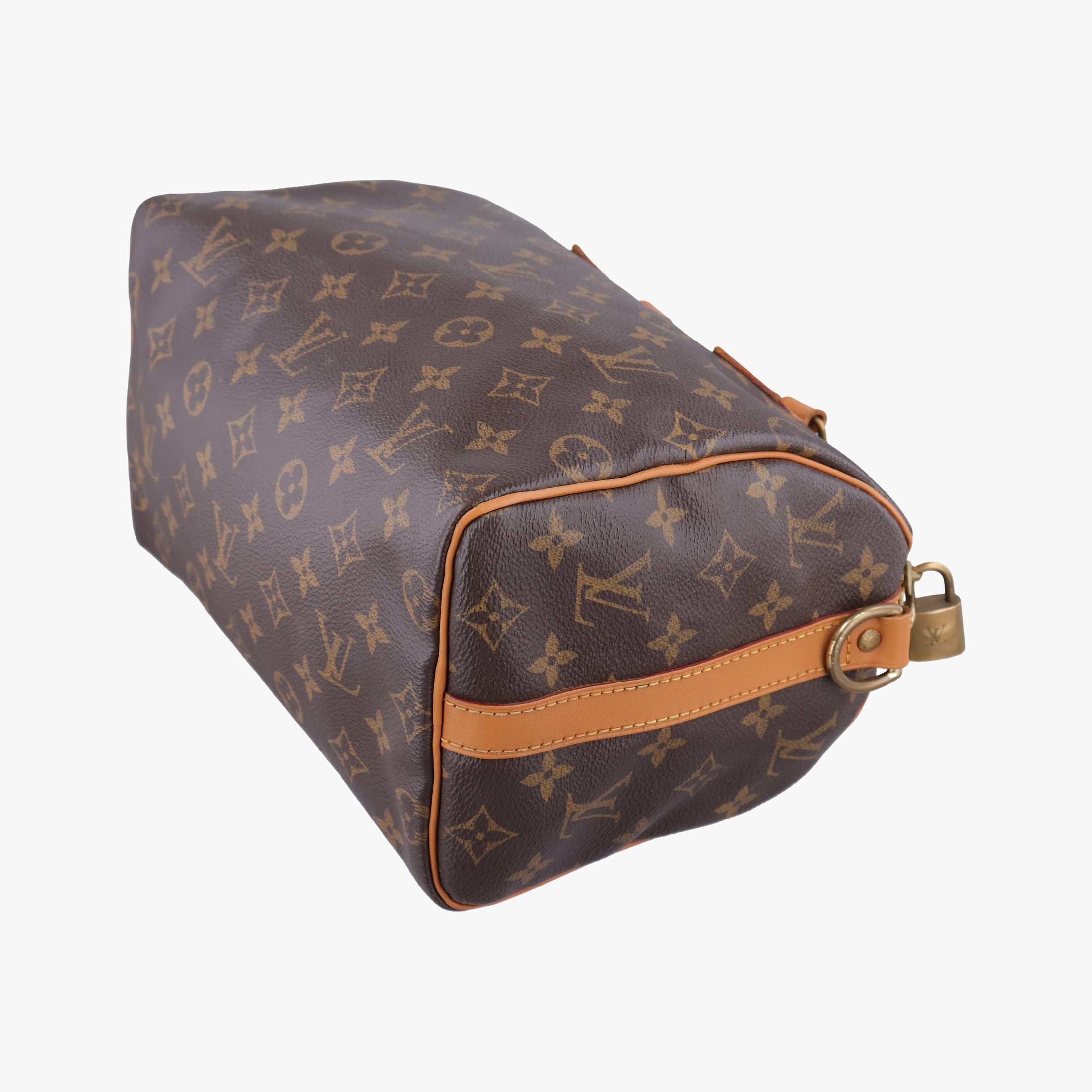 Pre-owned Louis Vuitton Speedy 25 brown Monogram Canvas M41113 shoulderbag | stylenewstar