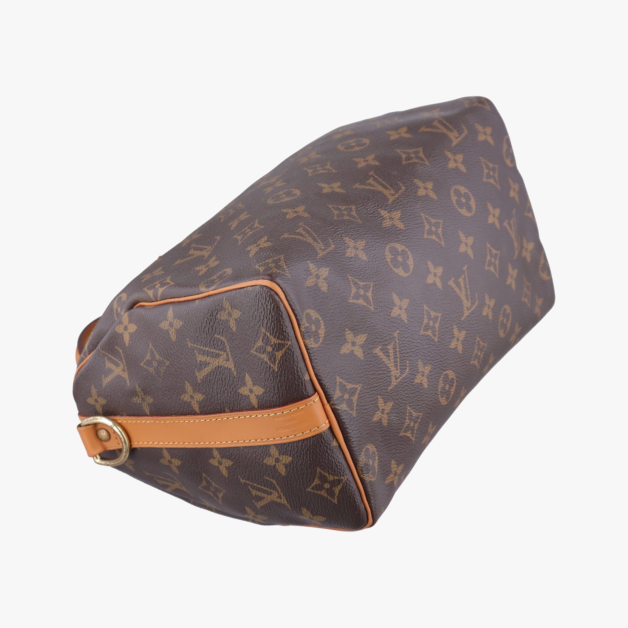 Pre-owned Louis Vuitton Speedy 25 brown Monogram Canvas M41113 shoulderbag | stylenewstar