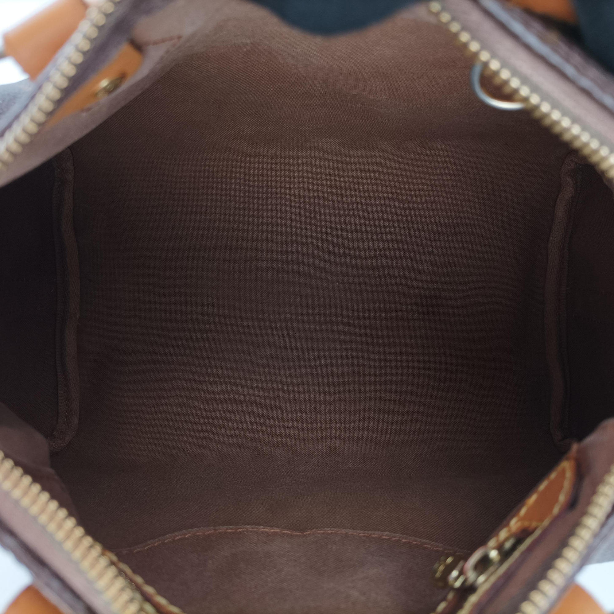 Pre-owned Louis Vuitton Speedy 25 brown Monogram Canvas M41113 shoulderbag | stylenewstar
