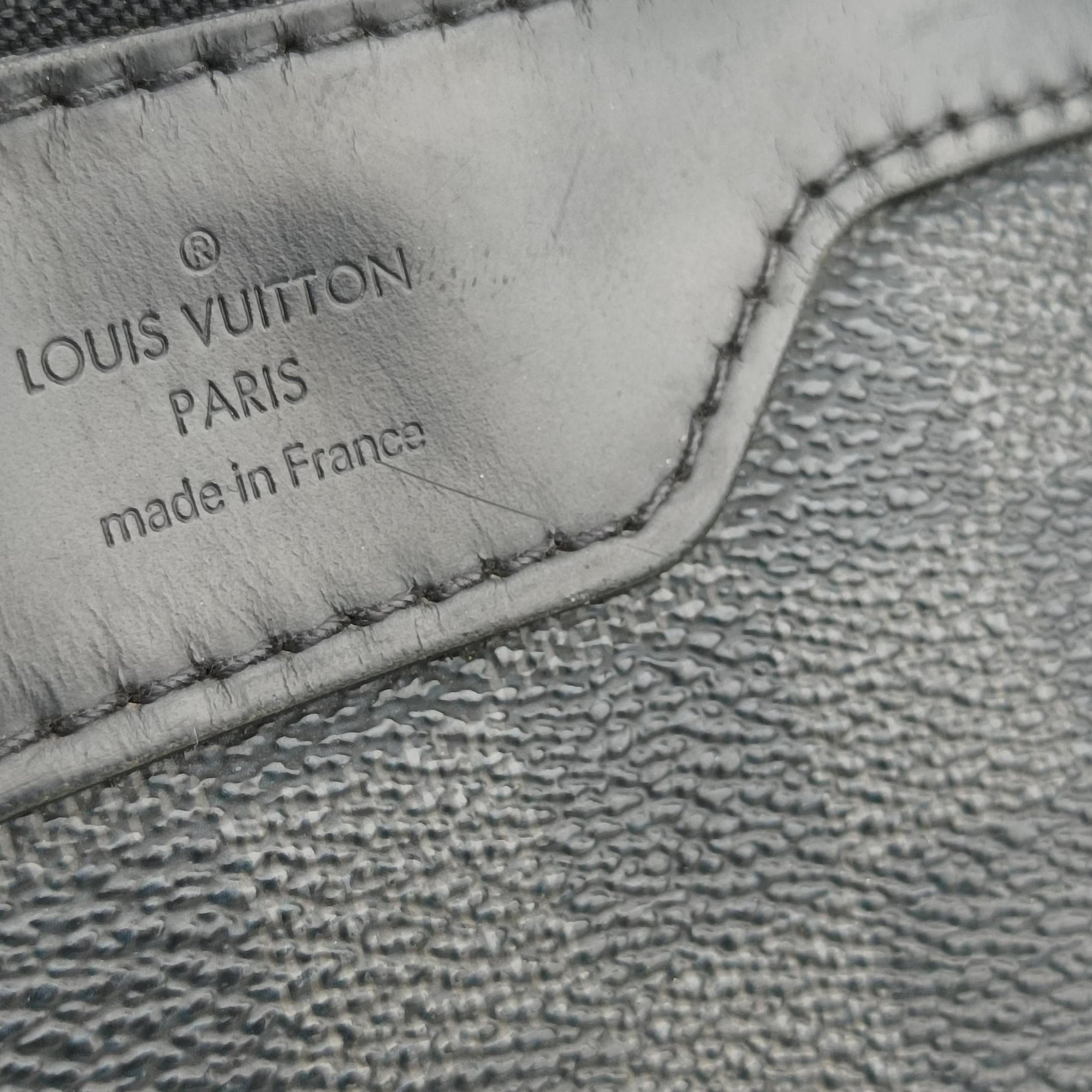 Pre-owned Louis Vuitton DANIEL MM Noir Damier GRAPHITE N58029 shoulderbag | stylenewstar
