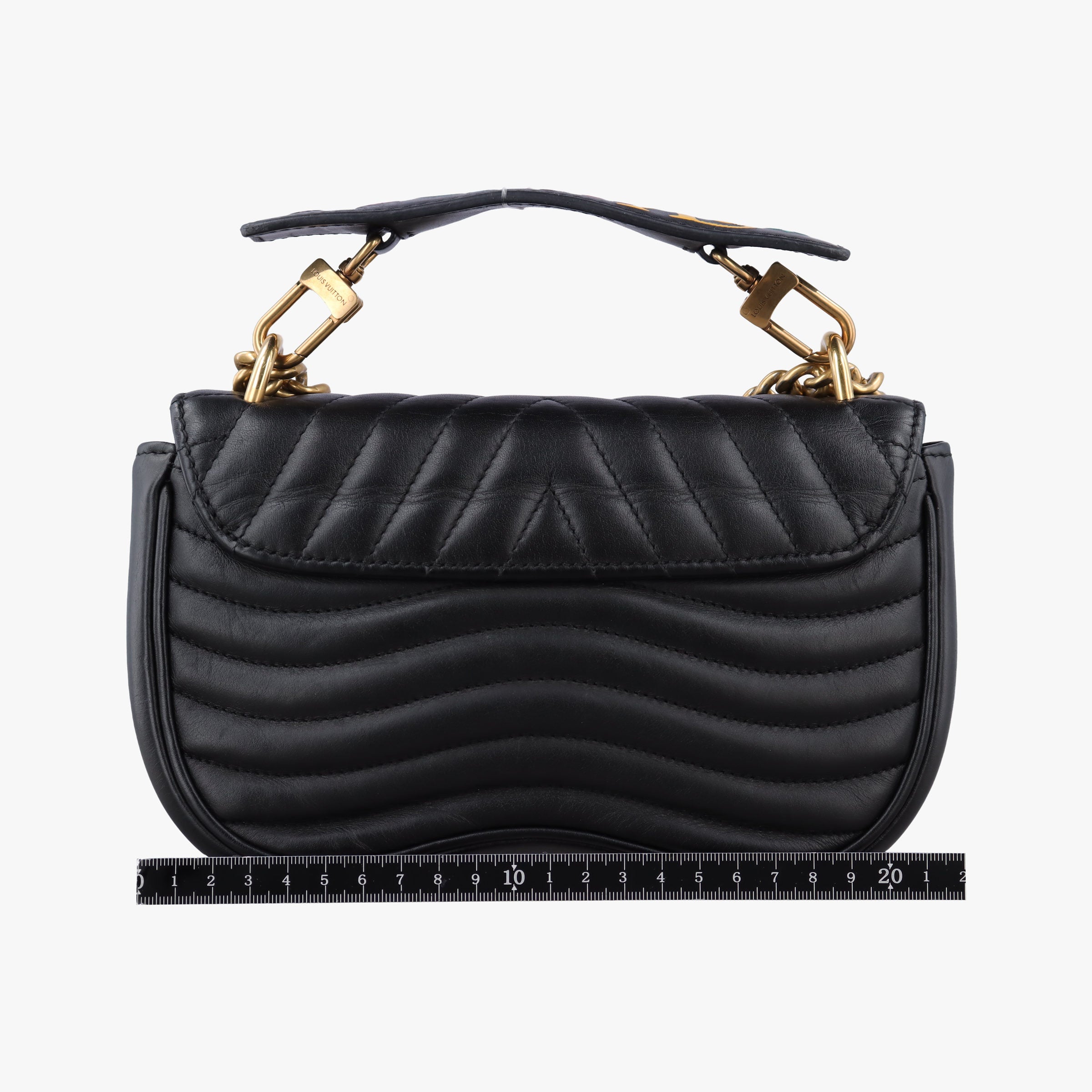 Pre-owned Louis Vuitton New Wave PM Noir Leather M51683 shoulderbag | stylenewstar