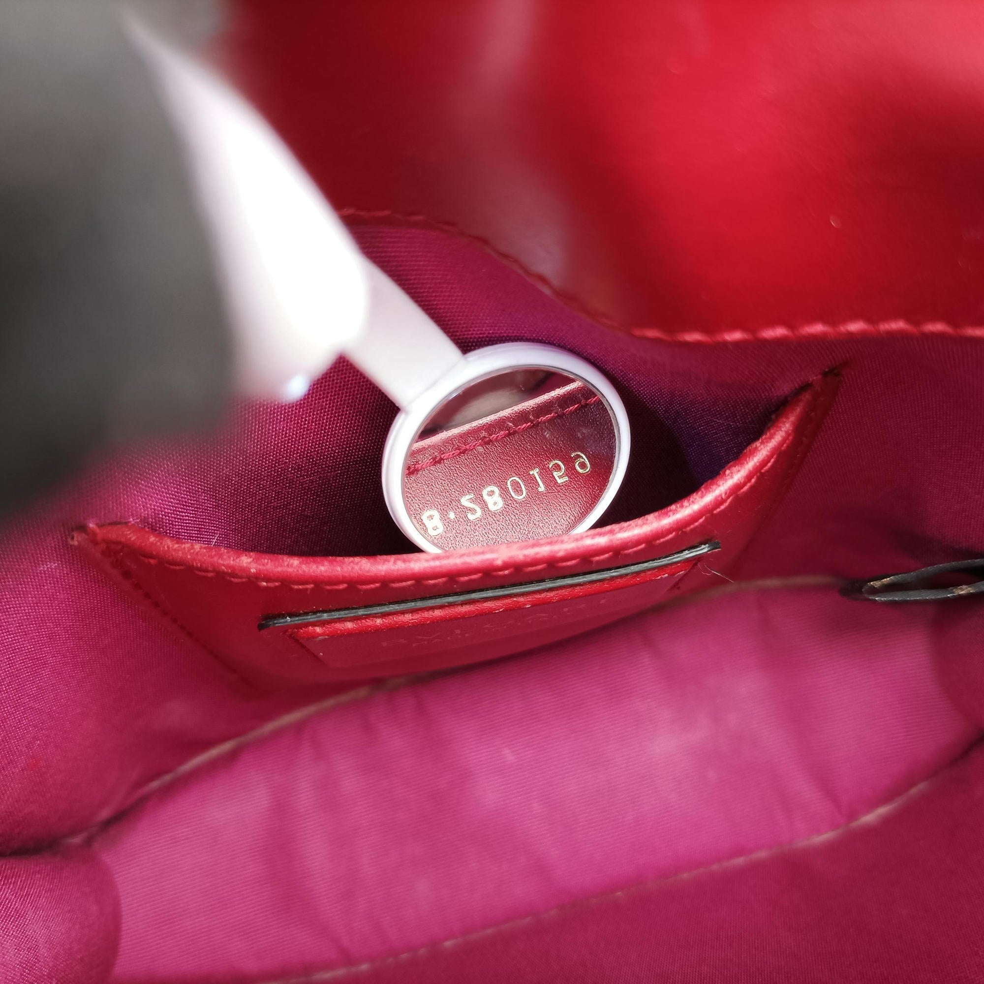 Pre-owned Bvlgari SERPENTI FOREVER Red Leather  shoulderbag | stylenewstar