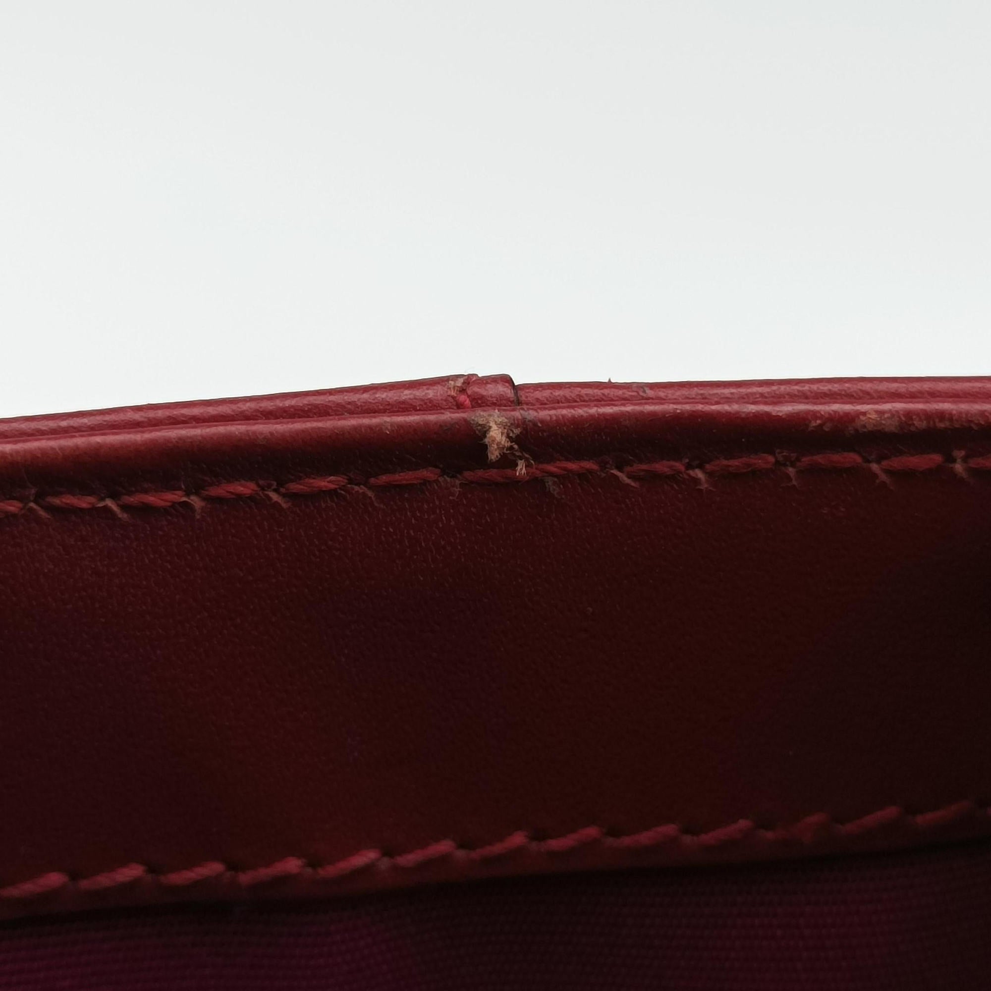Pre-owned Bvlgari SERPENTI FOREVER Red Leather  shoulderbag | stylenewstar