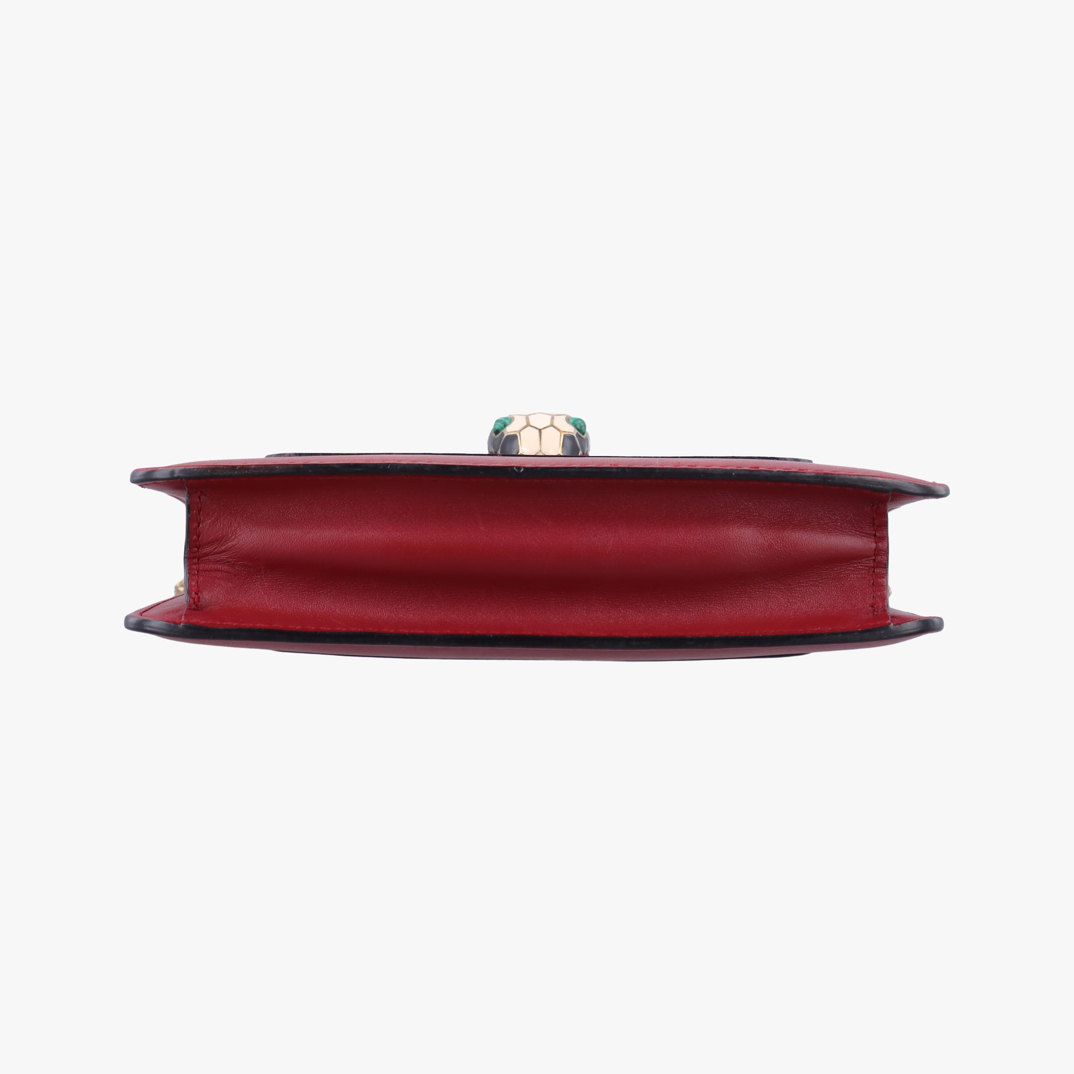 Pre-owned Bvlgari SERPENTI FOREVER Red Leather  shoulderbag | stylenewstar