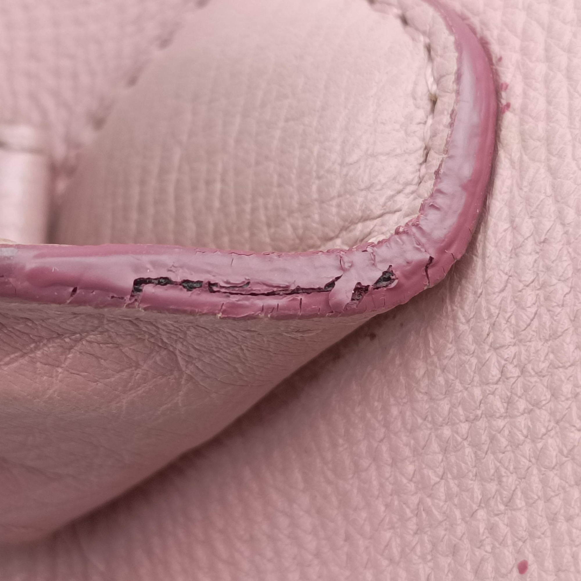 Pre-owned Burberry House Check The Banner Pink Leather × canvas  shoulderbag | stylenewstar