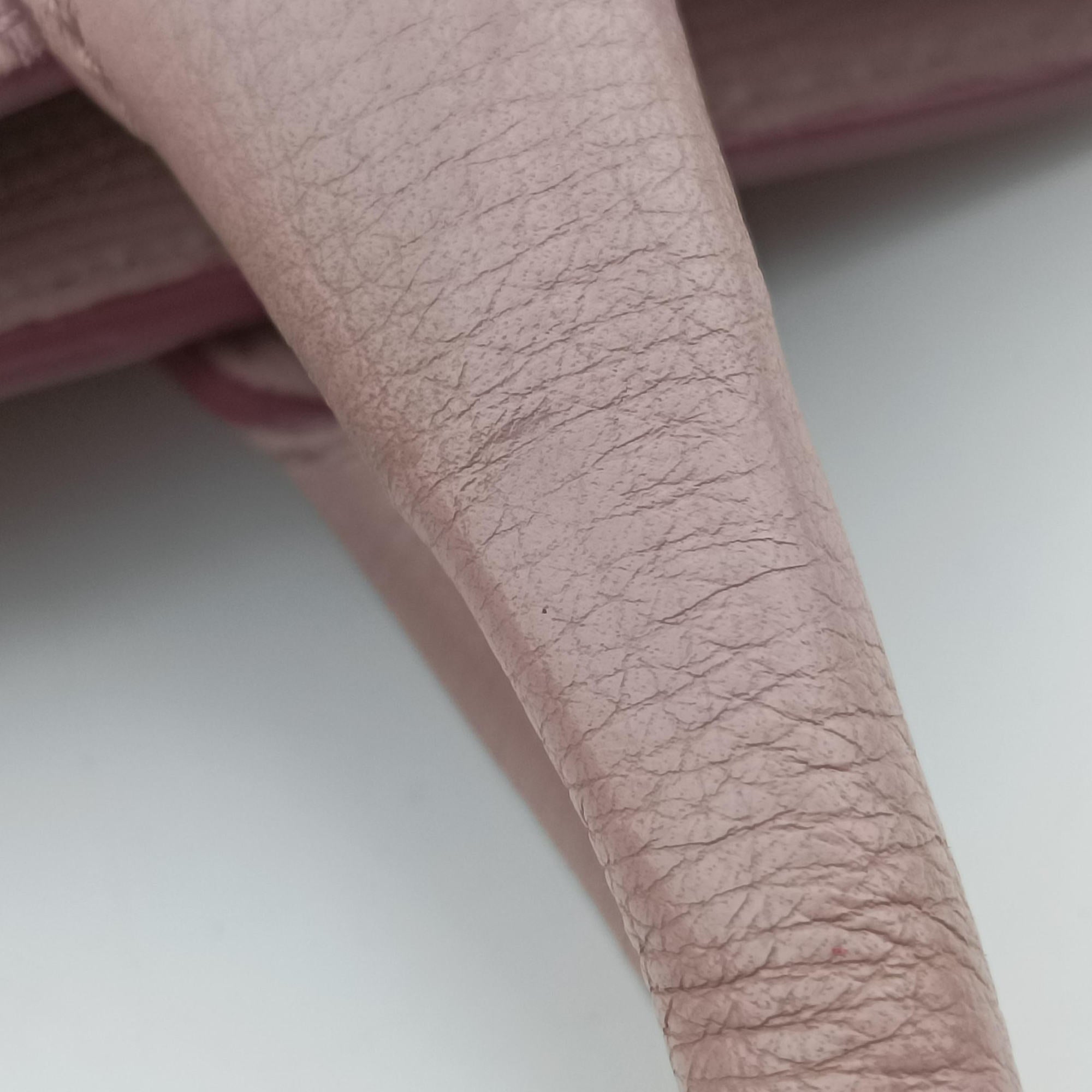 Pre-owned Burberry House Check The Banner Pink Leather × canvas  shoulderbag | stylenewstar