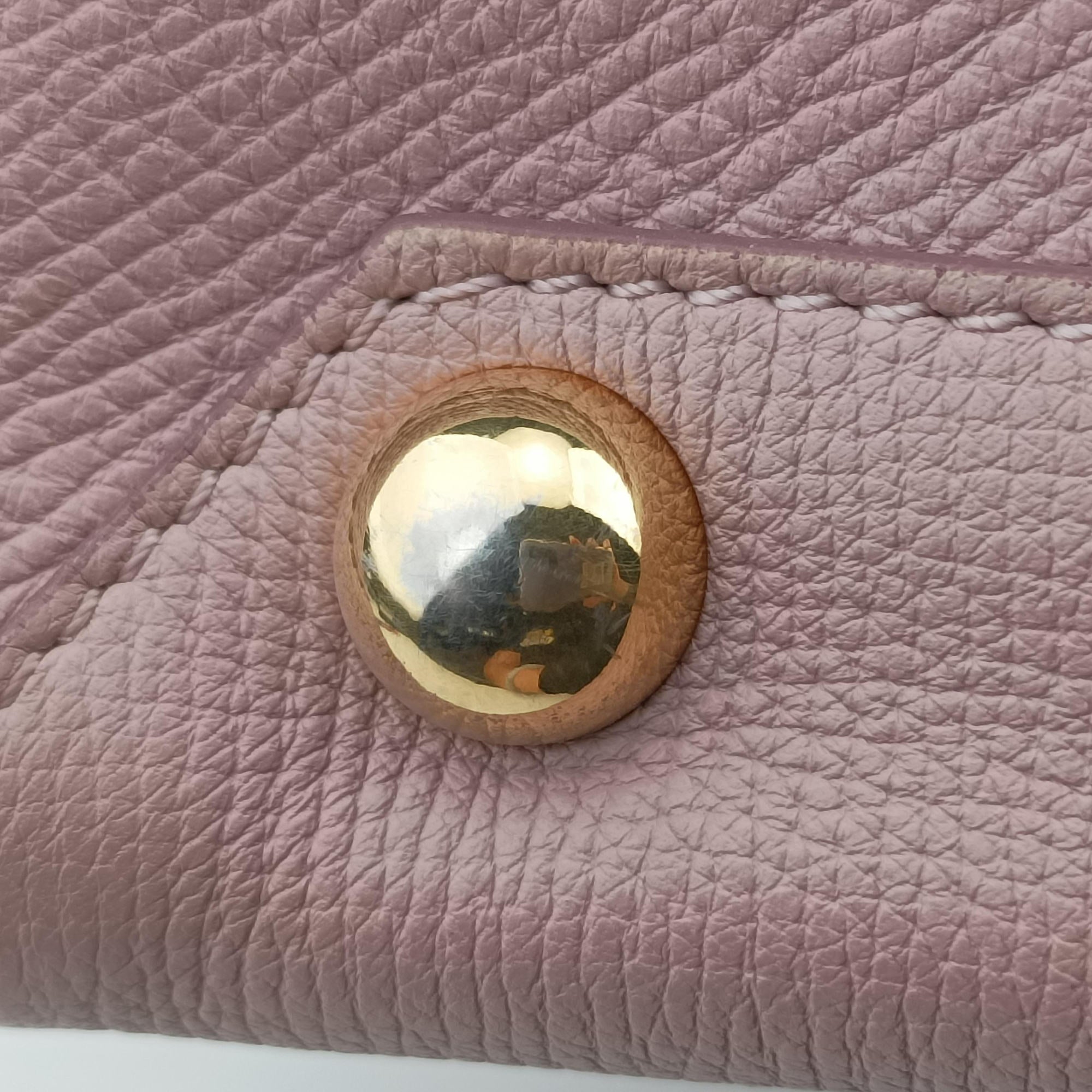 Pre-owned Burberry House Check The Banner Pink Leather × canvas  shoulderbag | stylenewstar