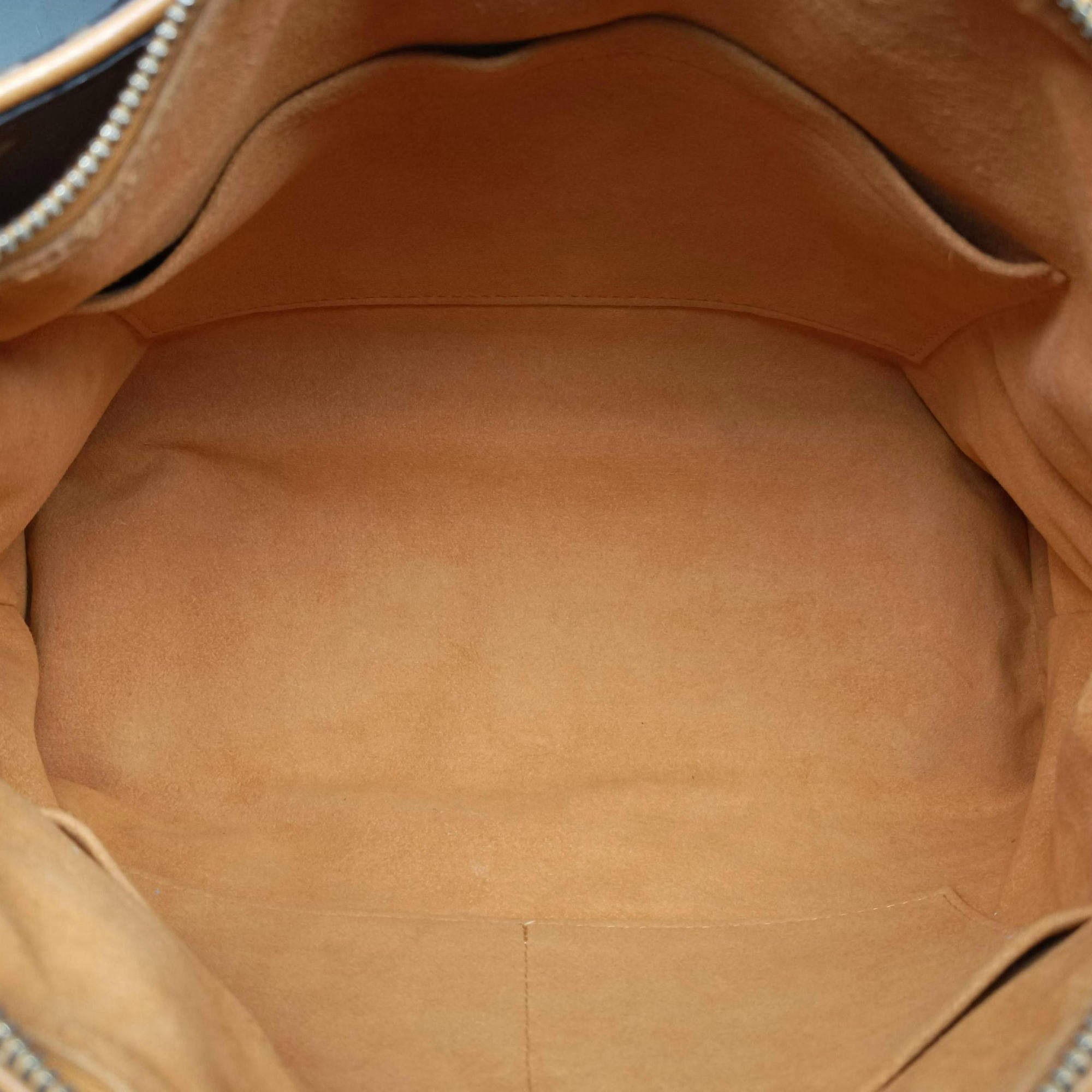Vintage Louis Vuitton PALLAS brown×SAFRAN Monogram Canvas×calf leather M40929 shoulderbag | stylenewstar